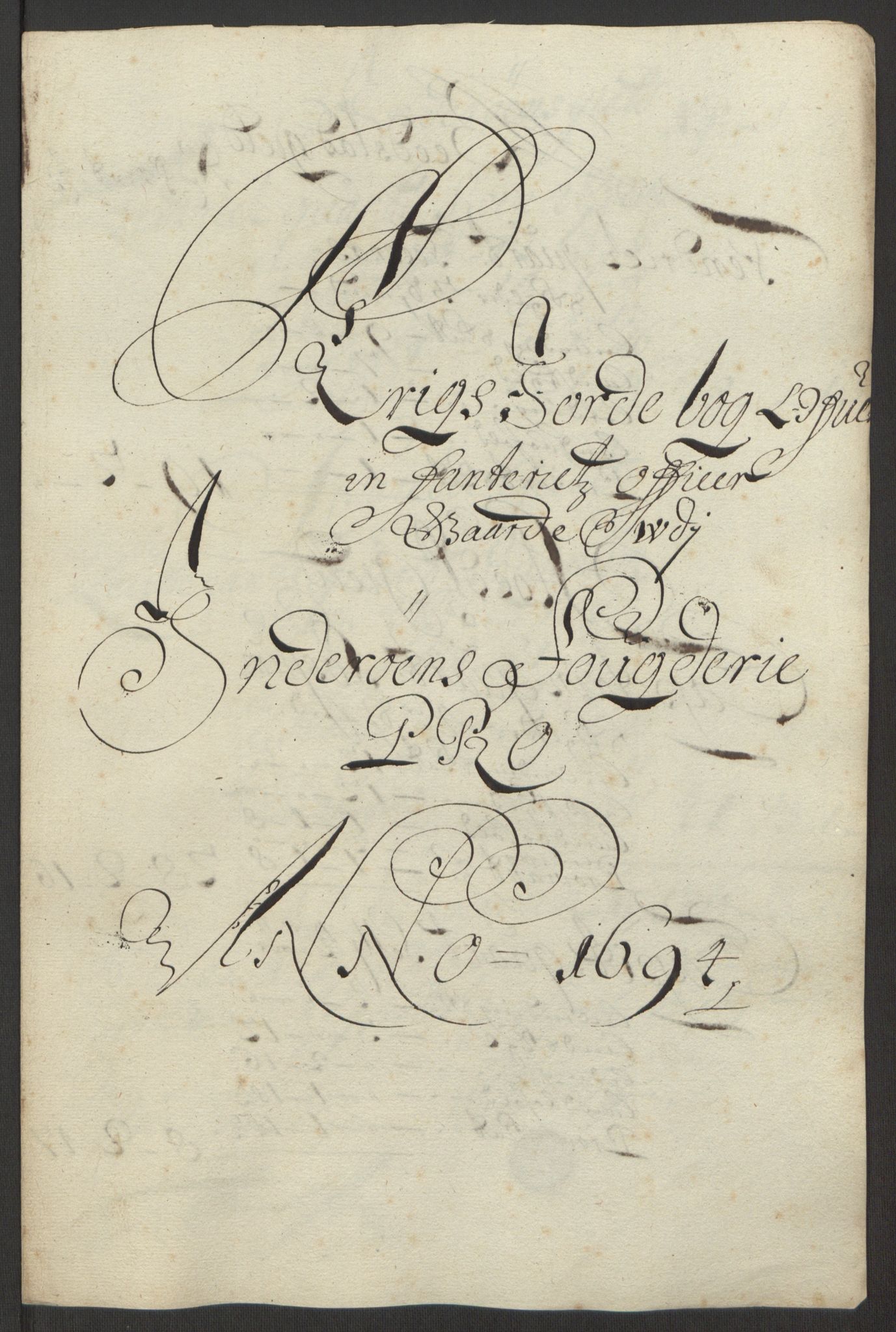 Rentekammeret inntil 1814, Reviderte regnskaper, Fogderegnskap, RA/EA-4092/R63/L4308: Fogderegnskap Inderøy, 1692-1694, p. 617