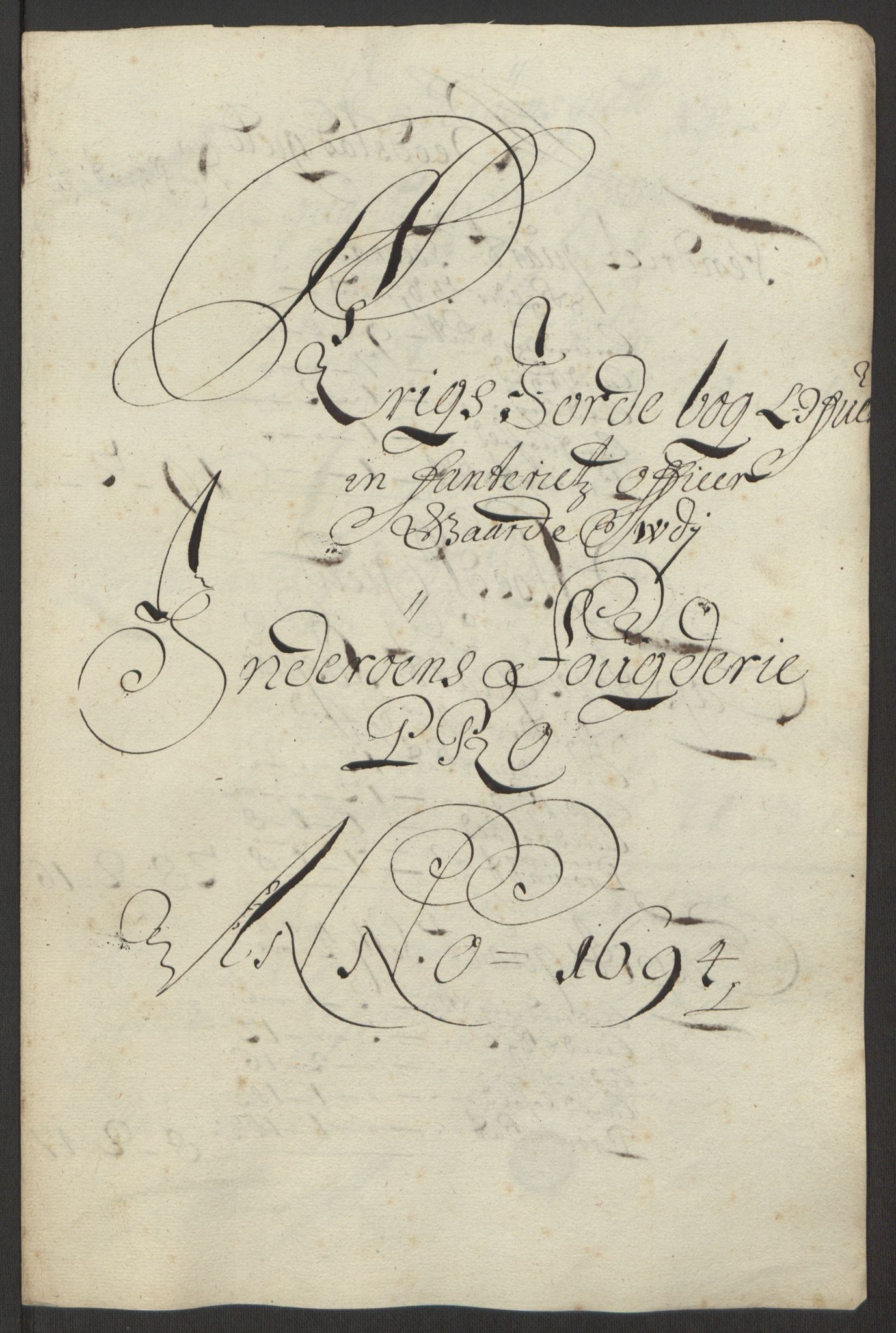 Rentekammeret inntil 1814, Reviderte regnskaper, Fogderegnskap, AV/RA-EA-4092/R63/L4308: Fogderegnskap Inderøy, 1692-1694, p. 617