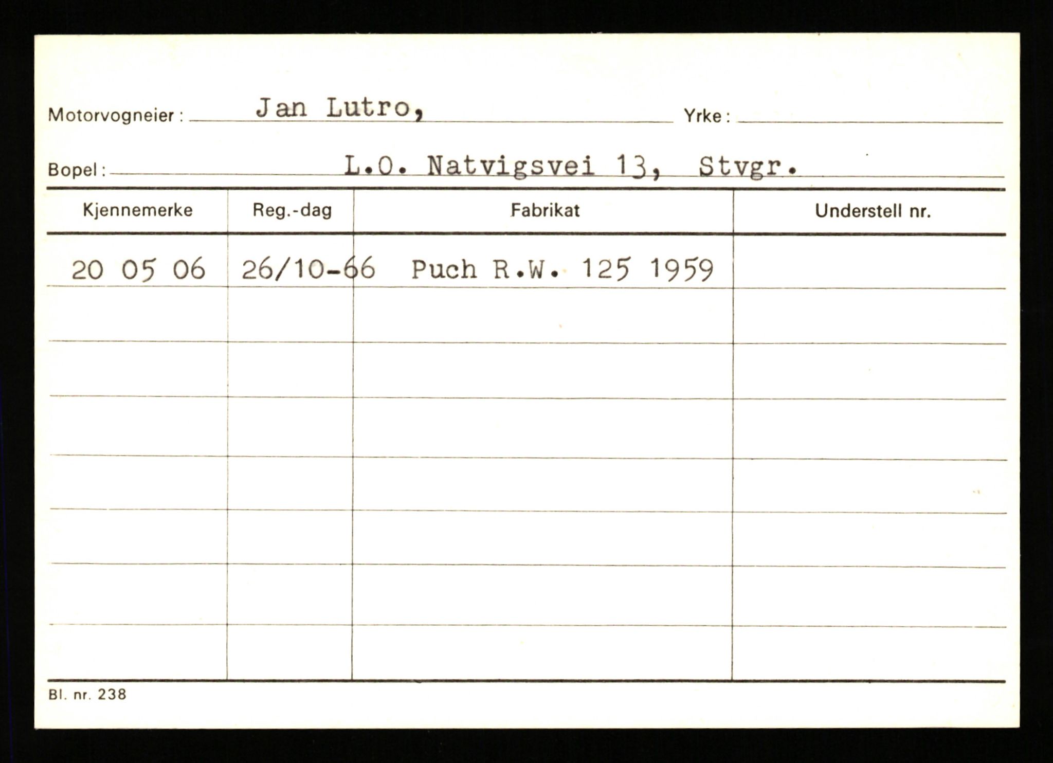 Stavanger trafikkstasjon, AV/SAST-A-101942/0/G/L0010: Registreringsnummer: 130000 - 239953, 1930-1971, p. 2291