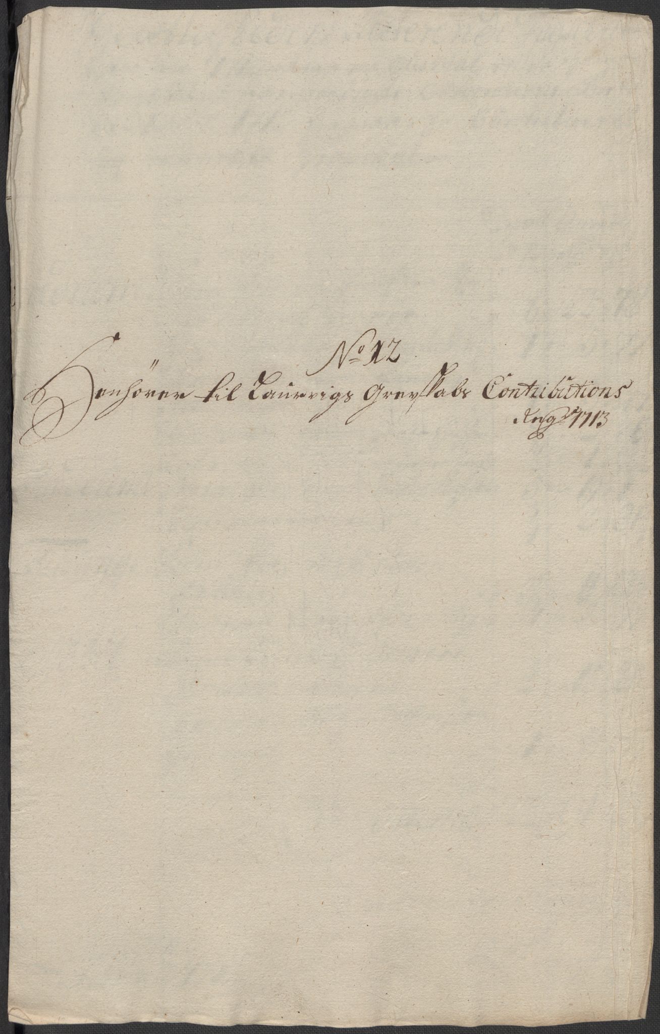 Rentekammeret inntil 1814, Reviderte regnskaper, Fogderegnskap, AV/RA-EA-4092/R33/L1985: Fogderegnskap Larvik grevskap, 1713, p. 200