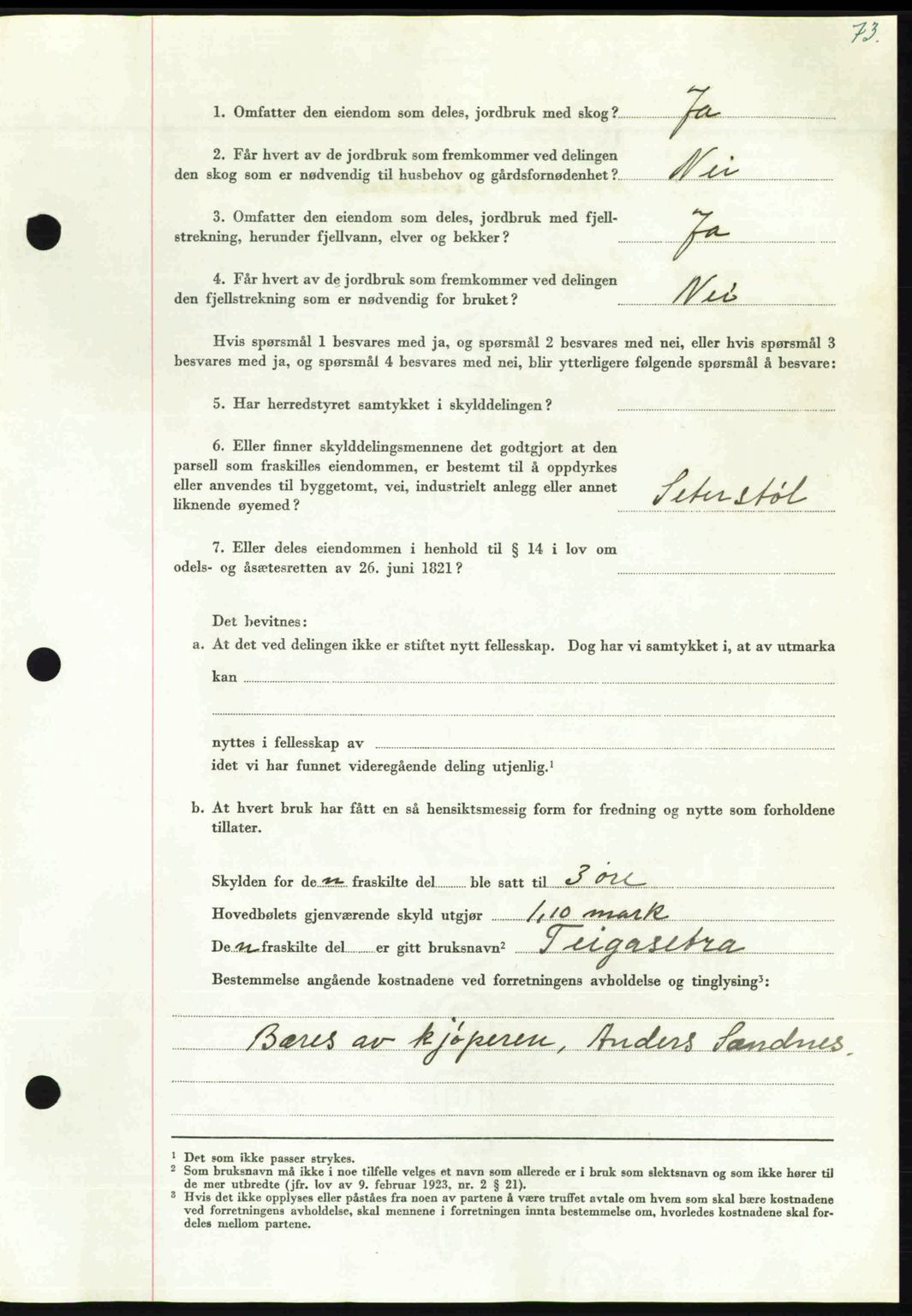 Nordmøre sorenskriveri, AV/SAT-A-4132/1/2/2Ca: Mortgage book no. A116, 1950-1950, Diary no: : 2634/1950