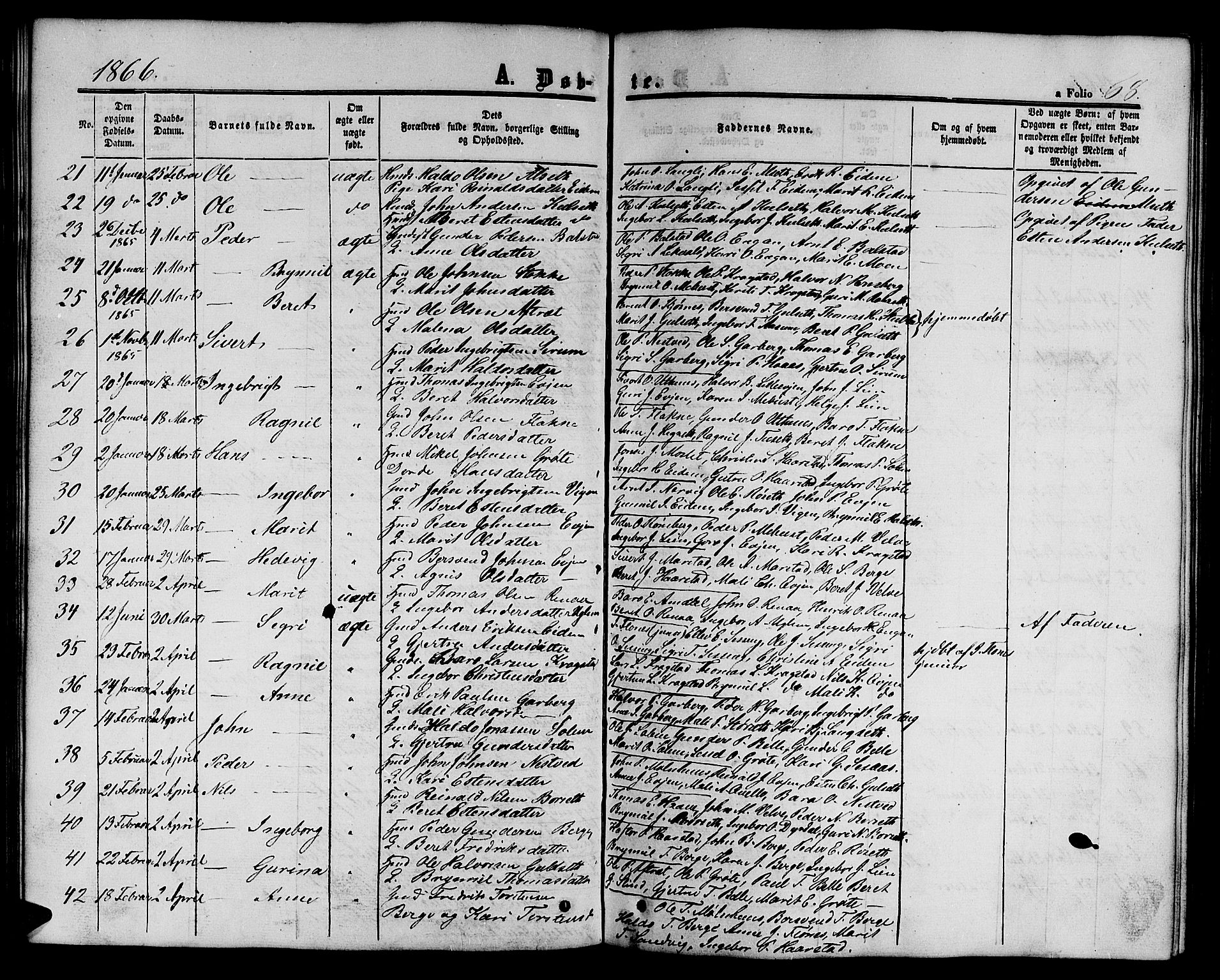 Ministerialprotokoller, klokkerbøker og fødselsregistre - Sør-Trøndelag, SAT/A-1456/695/L1155: Parish register (copy) no. 695C06, 1859-1868, p. 68
