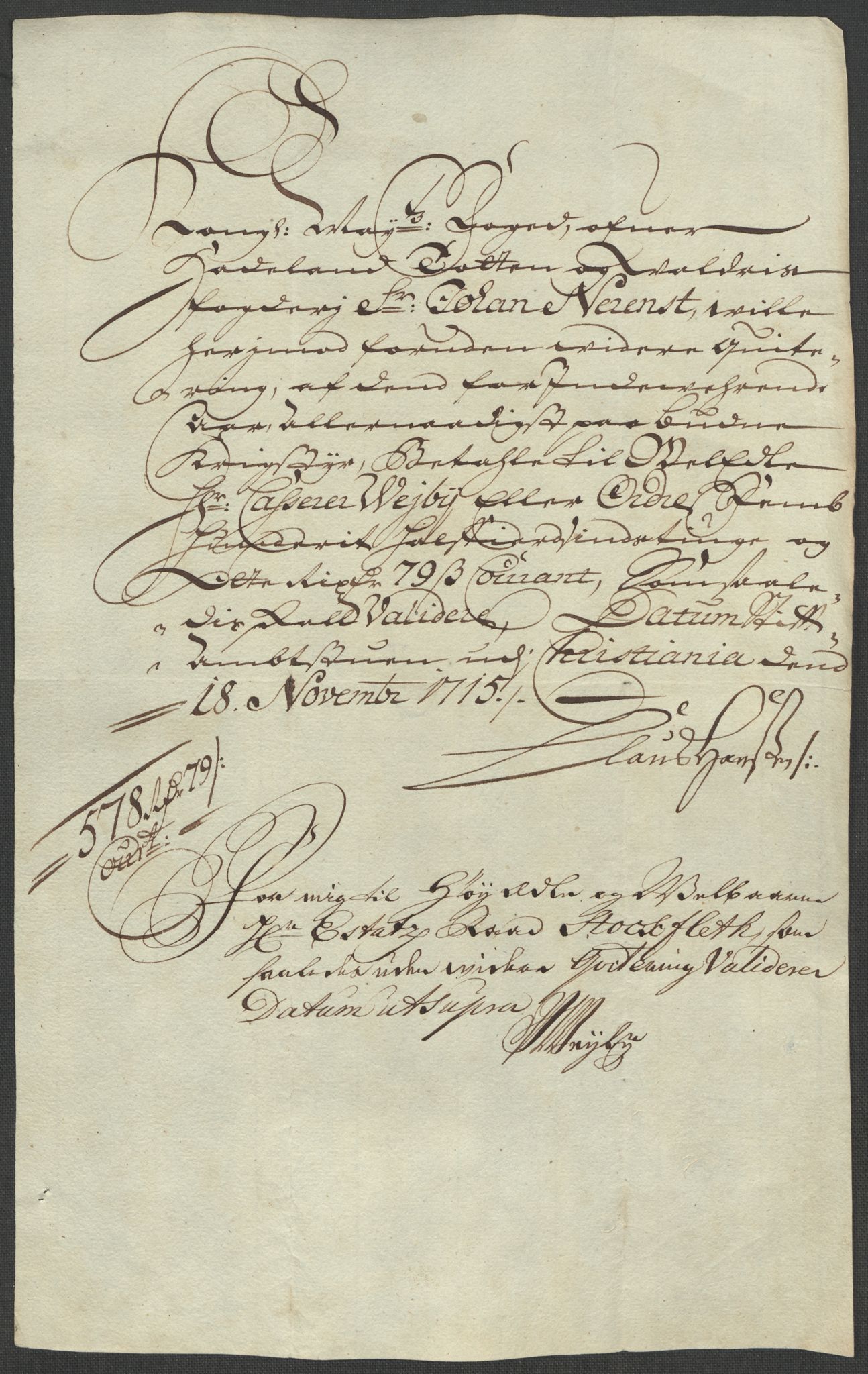 Rentekammeret inntil 1814, Reviderte regnskaper, Fogderegnskap, AV/RA-EA-4092/R18/L1314: Fogderegnskap Hadeland, Toten og Valdres, 1715, p. 465