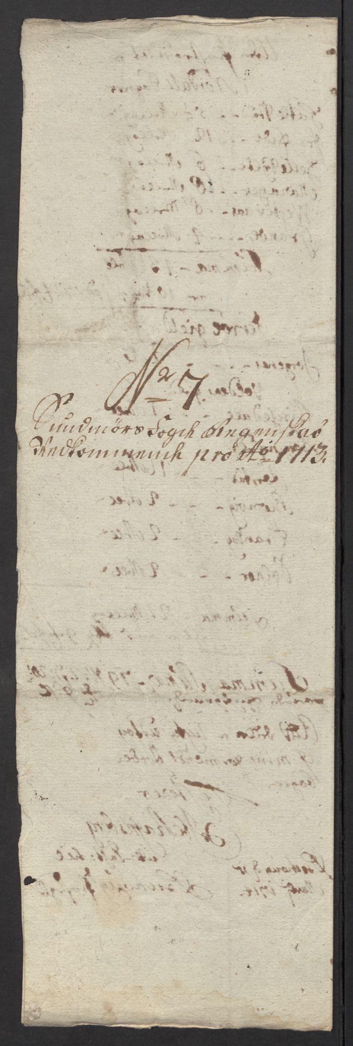 Rentekammeret inntil 1814, Reviderte regnskaper, Fogderegnskap, AV/RA-EA-4092/R54/L3565: Fogderegnskap Sunnmøre, 1712-1713, p. 444