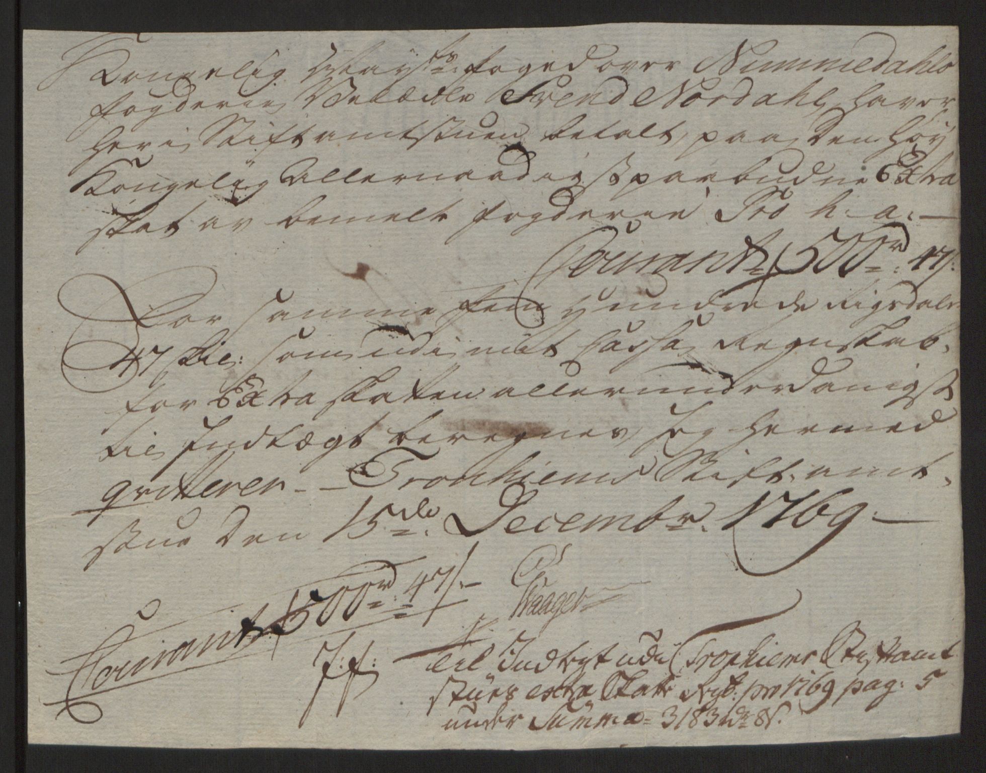 Rentekammeret inntil 1814, Reviderte regnskaper, Fogderegnskap, AV/RA-EA-4092/R64/L4502: Ekstraskatten Namdal, 1762-1772, p. 337