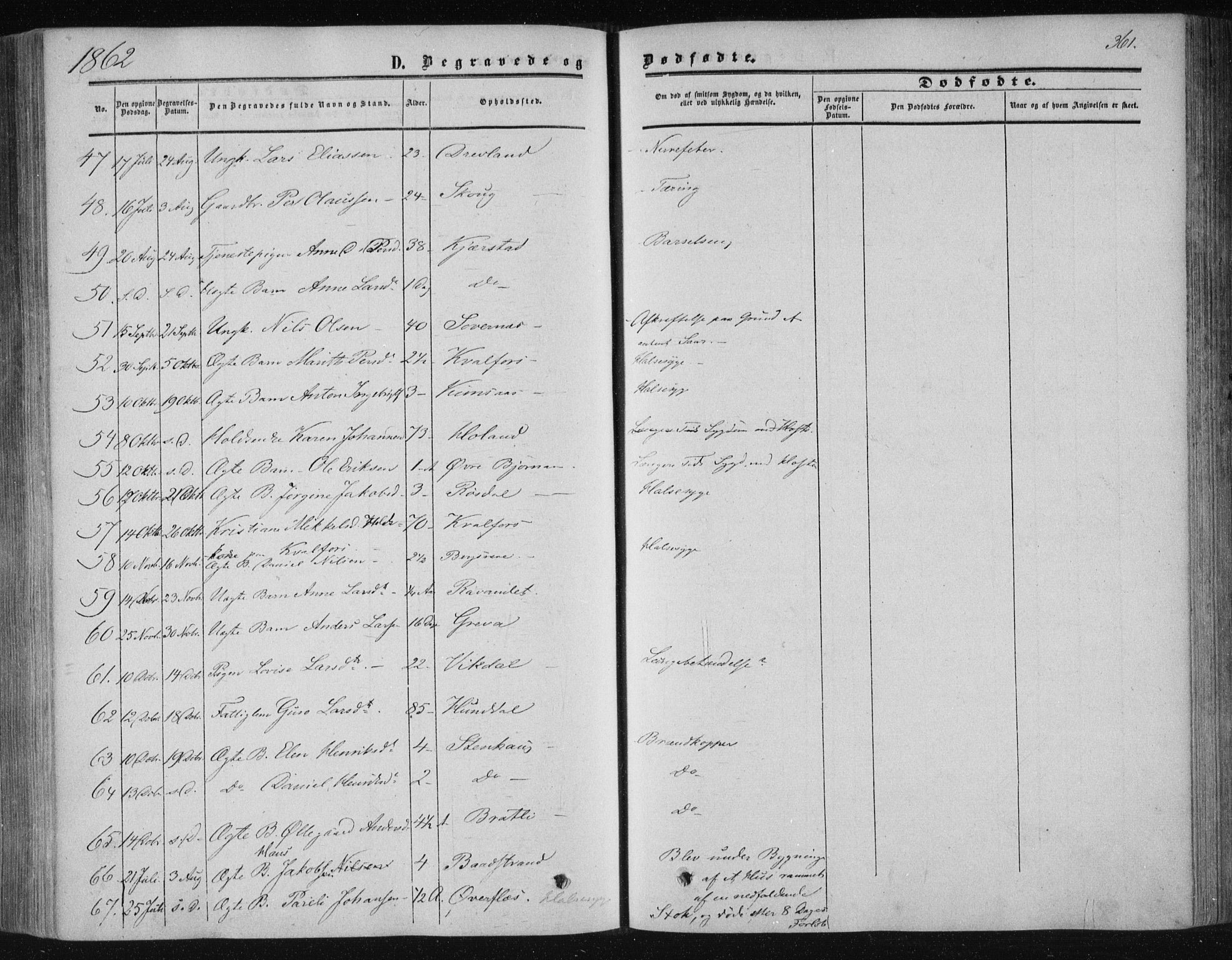 Ministerialprotokoller, klokkerbøker og fødselsregistre - Nordland, SAT/A-1459/820/L0293: Parish register (official) no. 820A14, 1855-1865, p. 361