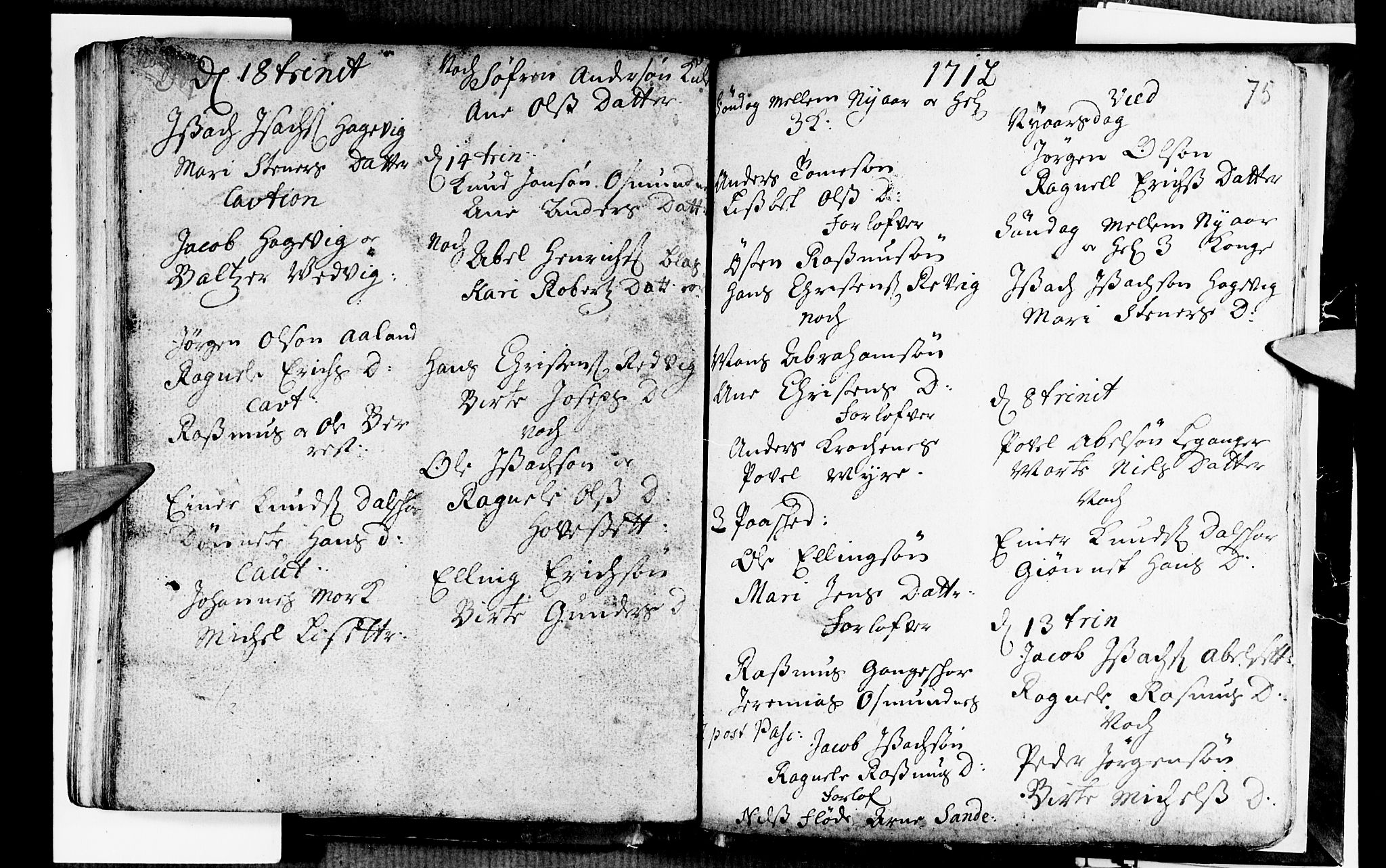 Selje sokneprestembete, AV/SAB-A-99938/H/Ha/Haa/Haaa: Parish register (official) no. A 2, 1704-1715, p. 75