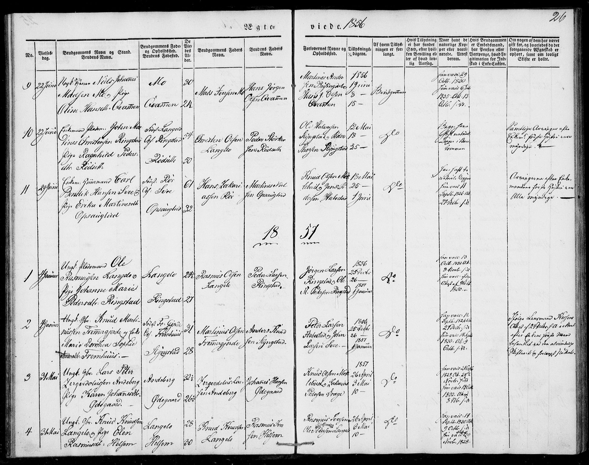 Ministerialprotokoller, klokkerbøker og fødselsregistre - Møre og Romsdal, AV/SAT-A-1454/520/L0276: Parish register (official) no. 520A06, 1844-1881, p. 26