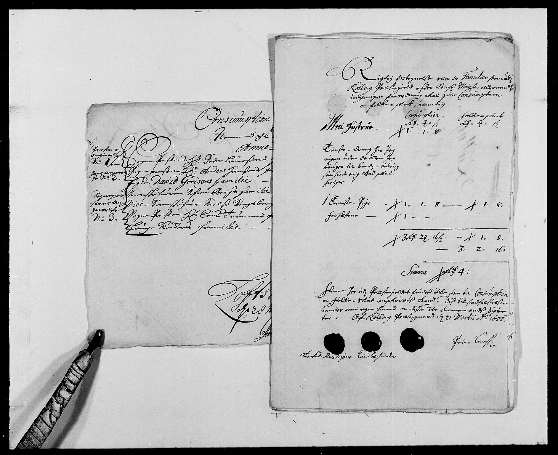 Rentekammeret inntil 1814, Reviderte regnskaper, Fogderegnskap, AV/RA-EA-4092/R24/L1573: Fogderegnskap Numedal og Sandsvær, 1687-1691, p. 327