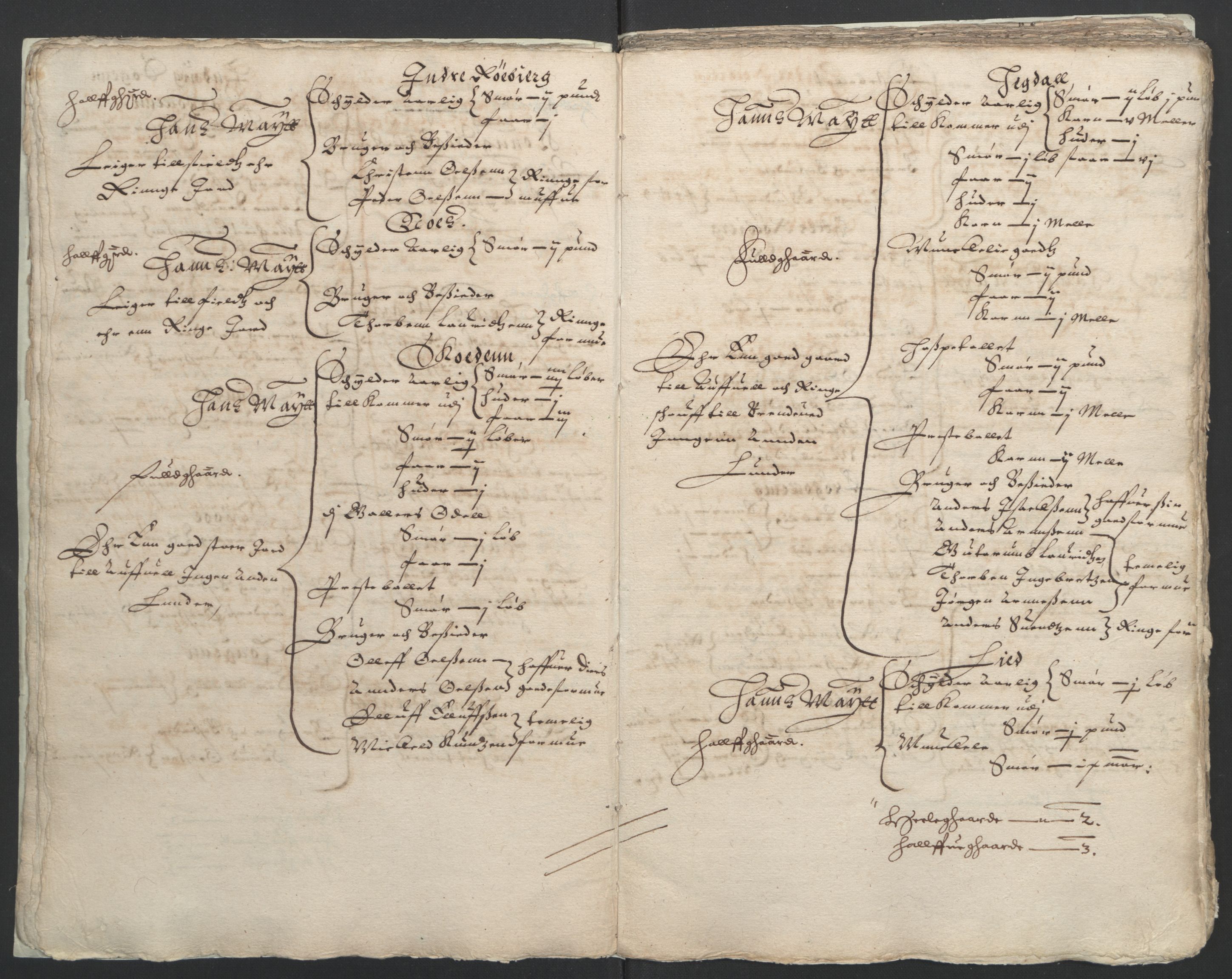 Stattholderembetet 1572-1771, AV/RA-EA-2870/Ek/L0005/0001: Jordebøker til utlikning av garnisonsskatt 1624-1626: / Jordebøker for Bergenhus len (forts.), 1626, p. 47