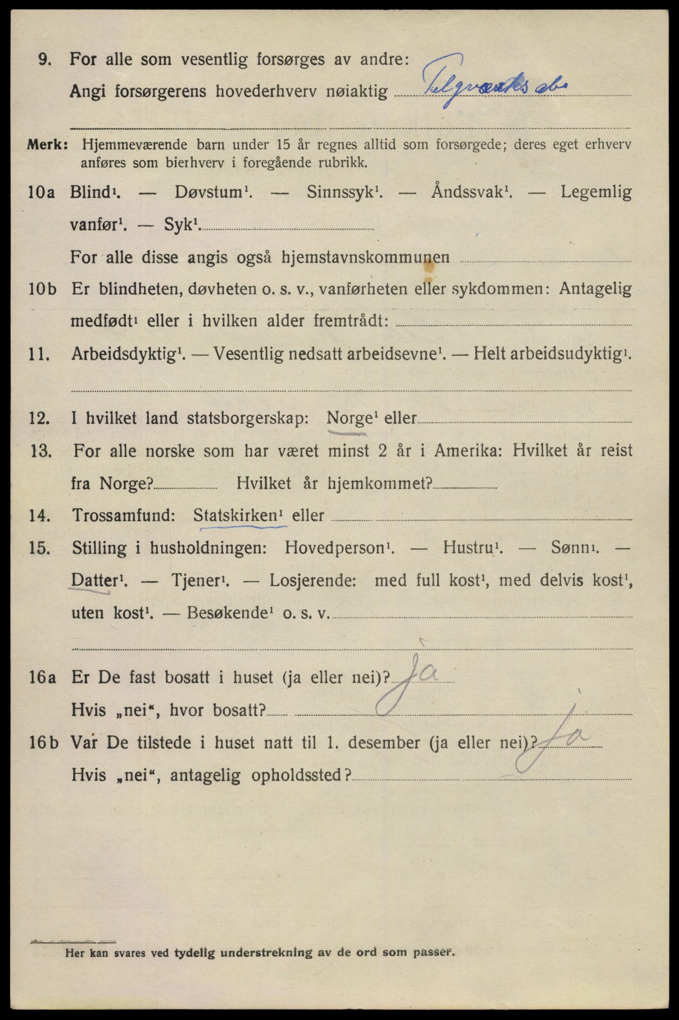 SAO, 1920 census for Fredrikstad, 1920, p. 17092