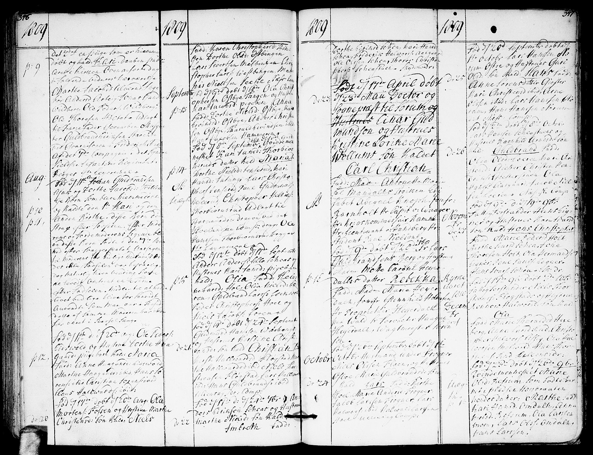 Sørum prestekontor Kirkebøker, AV/SAO-A-10303/F/Fa/L0002: Parish register (official) no. I 2, 1759-1814, p. 346-347