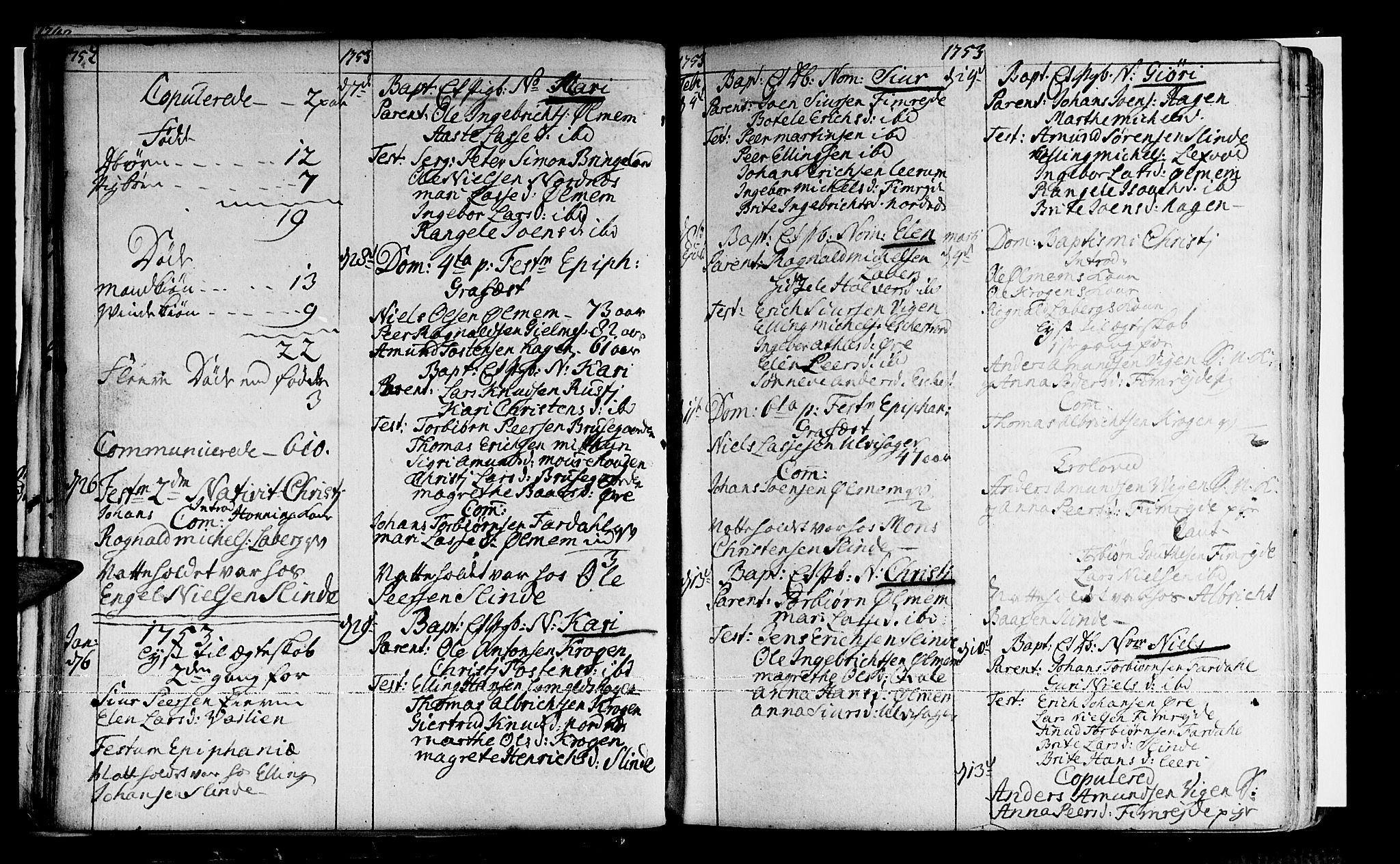 Sogndal sokneprestembete, AV/SAB-A-81301/H/Haa/Haaa/L0004: Parish register (official) no. A 4, 1747-1782, p. 28