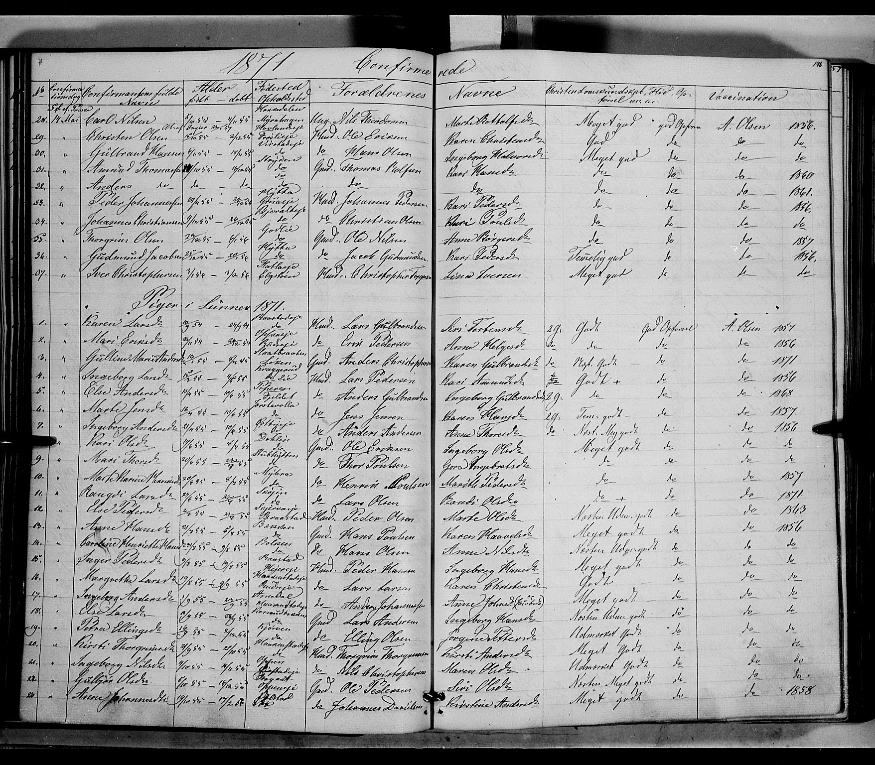 Jevnaker prestekontor, SAH/PREST-116/H/Ha/Haa/L0007: Parish register (official) no. 7, 1858-1876, p. 146