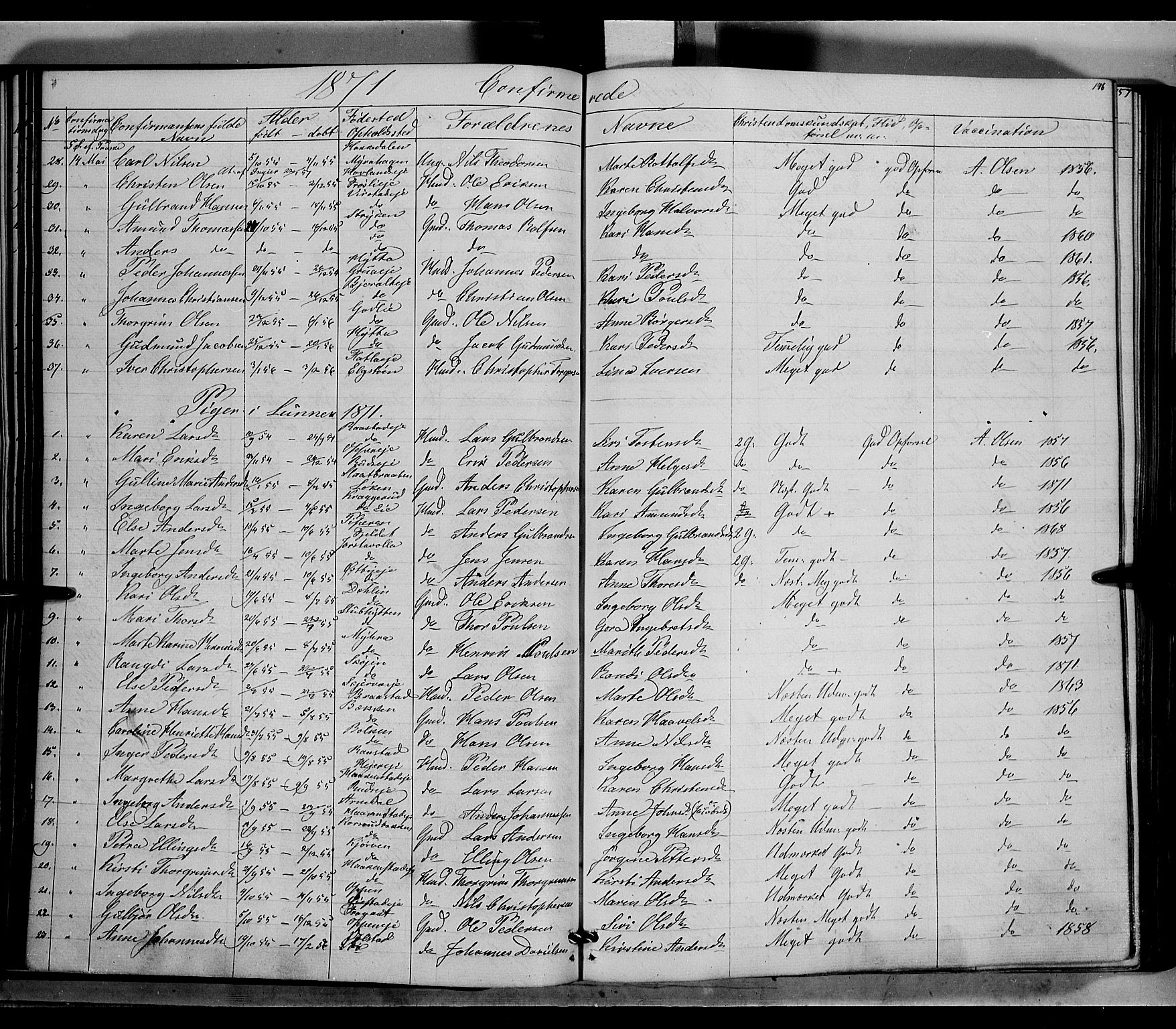 Jevnaker prestekontor, AV/SAH-PREST-116/H/Ha/Haa/L0007: Parish register (official) no. 7, 1858-1876, p. 146