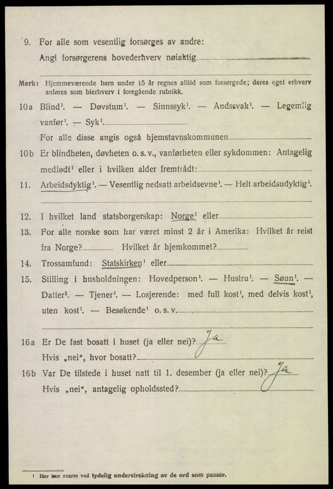 SAH, 1920 census for Søndre Land, 1920, p. 8318