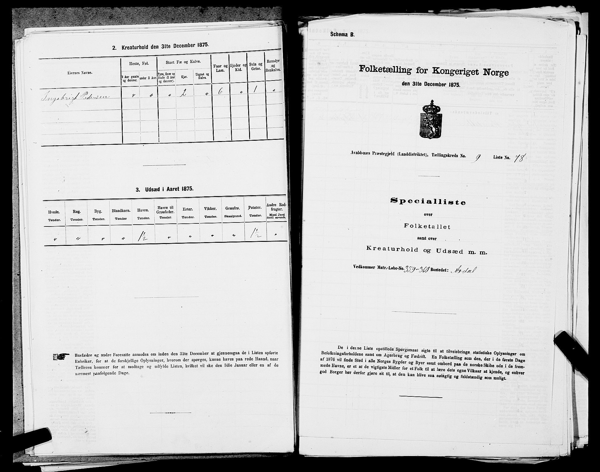 SAST, 1875 census for 1147L Avaldsnes/Avaldsnes og Kopervik, 1875, p. 1575