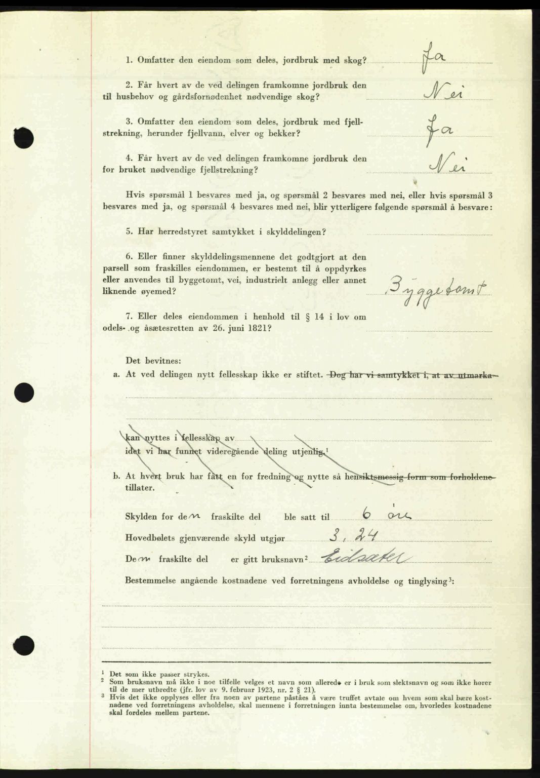 Romsdal sorenskriveri, SAT/A-4149/1/2/2C: Mortgage book no. A24, 1947-1947, Diary no: : 2295/1947