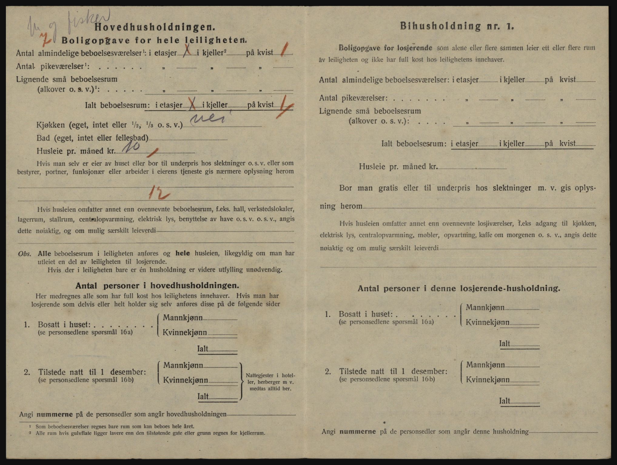 SATØ, 1920 census for Vardø, 1920, p. 1040