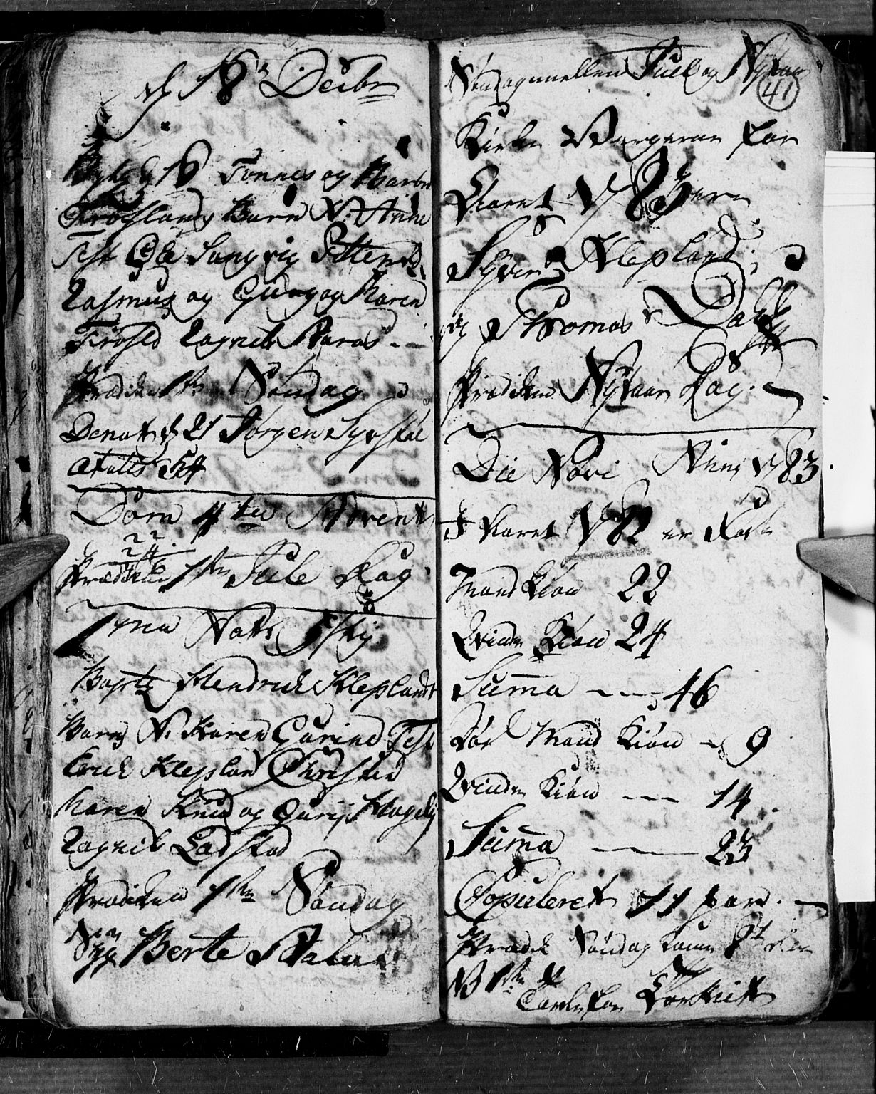 Søgne sokneprestkontor, SAK/1111-0037/F/Fb/Fbb/L0001: Parish register (copy) no. B 1, 1779-1802, p. 41