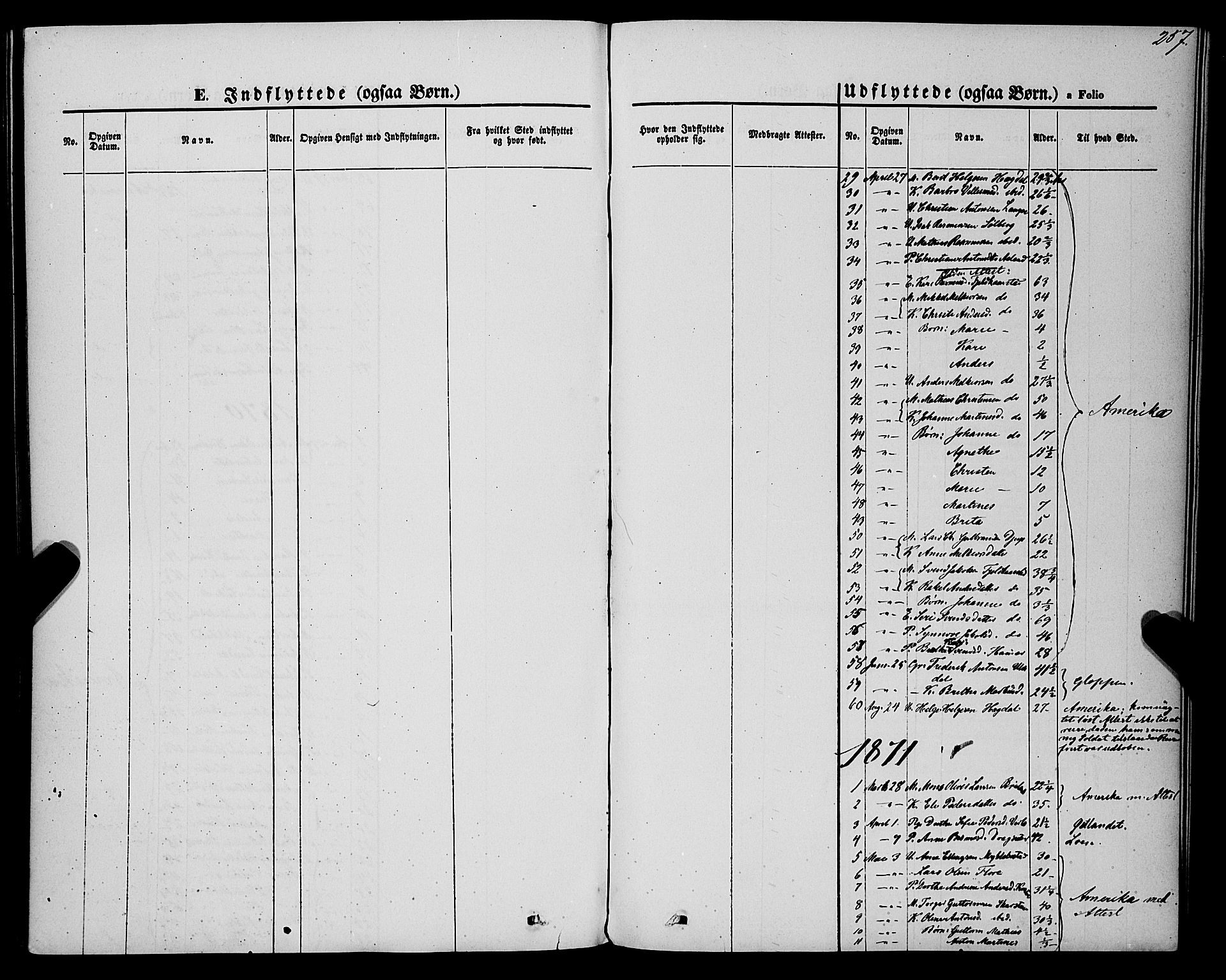 Innvik sokneprestembete, SAB/A-80501: Parish register (official) no. A 6, 1865-1878, p. 257