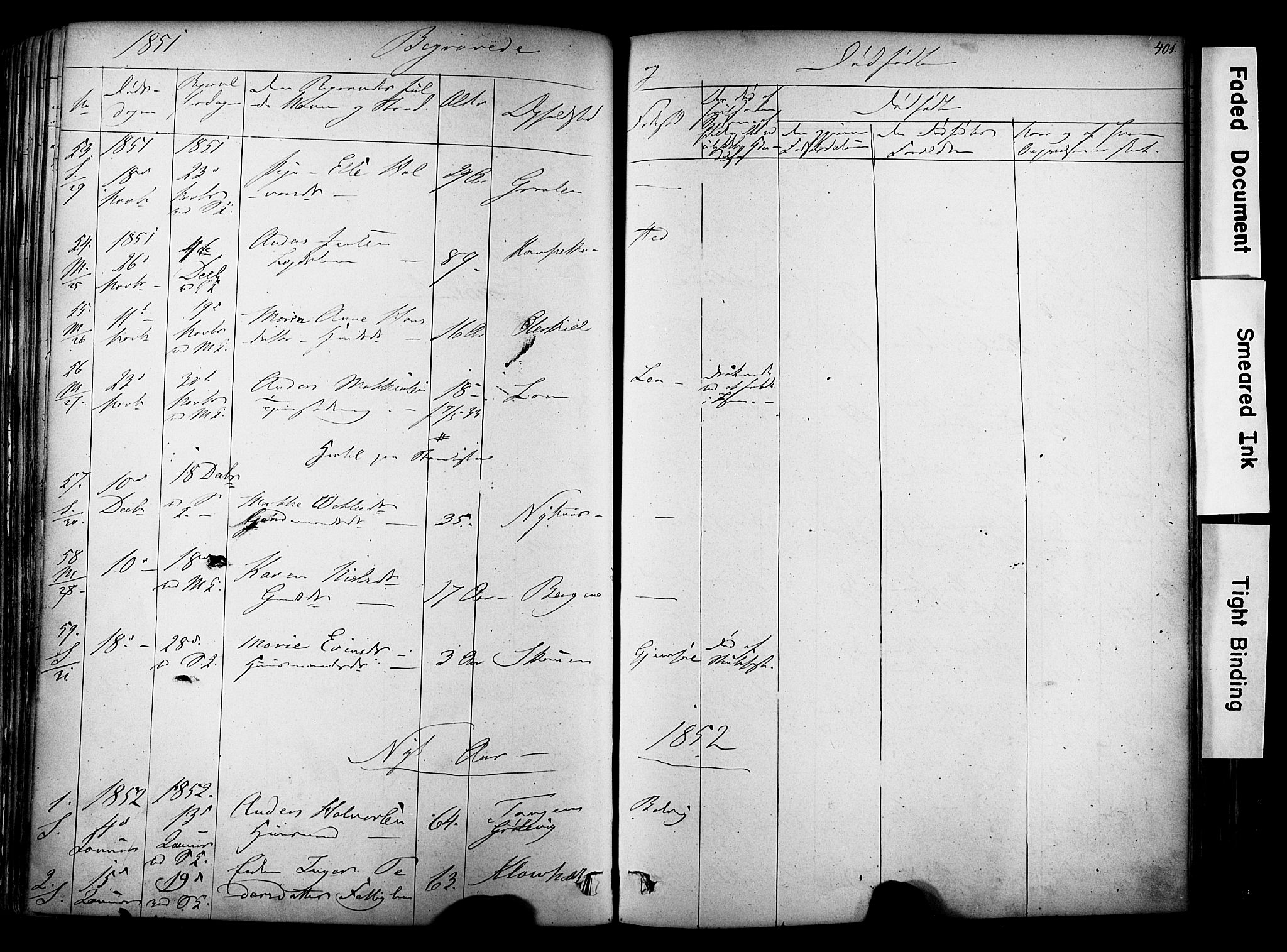 Solum kirkebøker, SAKO/A-306/F/Fa/L0006: Parish register (official) no. I 6, 1844-1855, p. 401