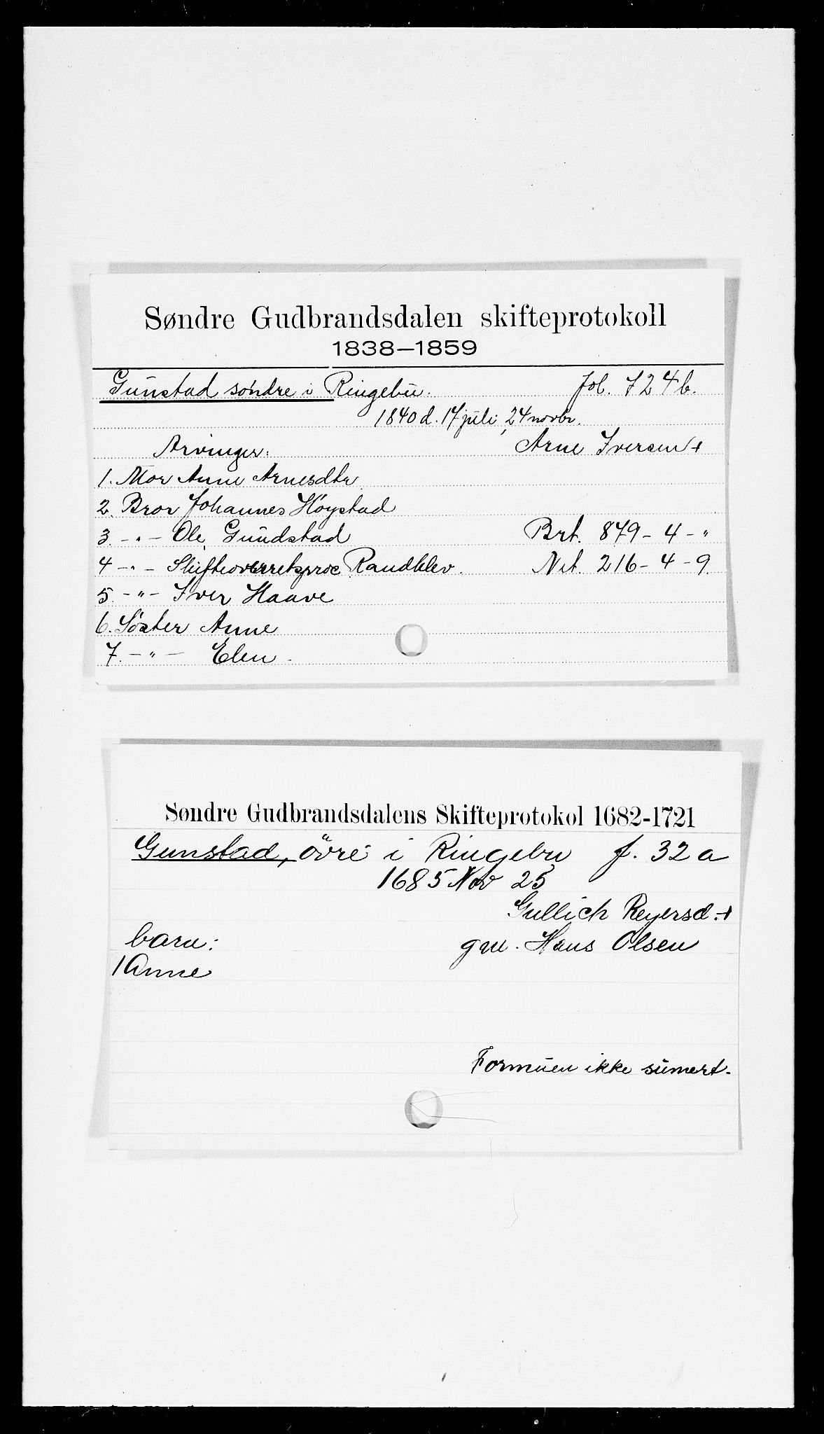 Sør-Gudbrandsdal tingrett, SAH/TING-004/J, 1658-1885, p. 14832
