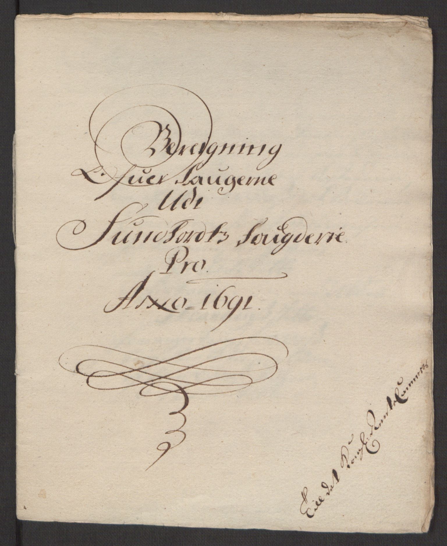 Rentekammeret inntil 1814, Reviderte regnskaper, Fogderegnskap, RA/EA-4092/R48/L2973: Fogderegnskap Sunnhordland og Hardanger, 1691-1692, p. 15