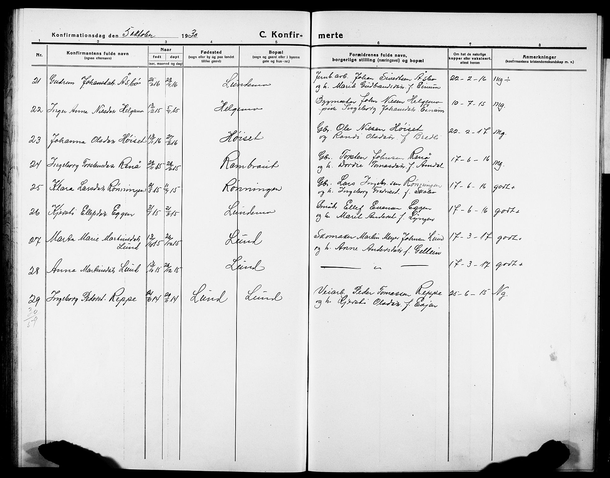 Ministerialprotokoller, klokkerbøker og fødselsregistre - Sør-Trøndelag, AV/SAT-A-1456/692/L1113: Parish register (copy) no. 692C08, 1918-1932