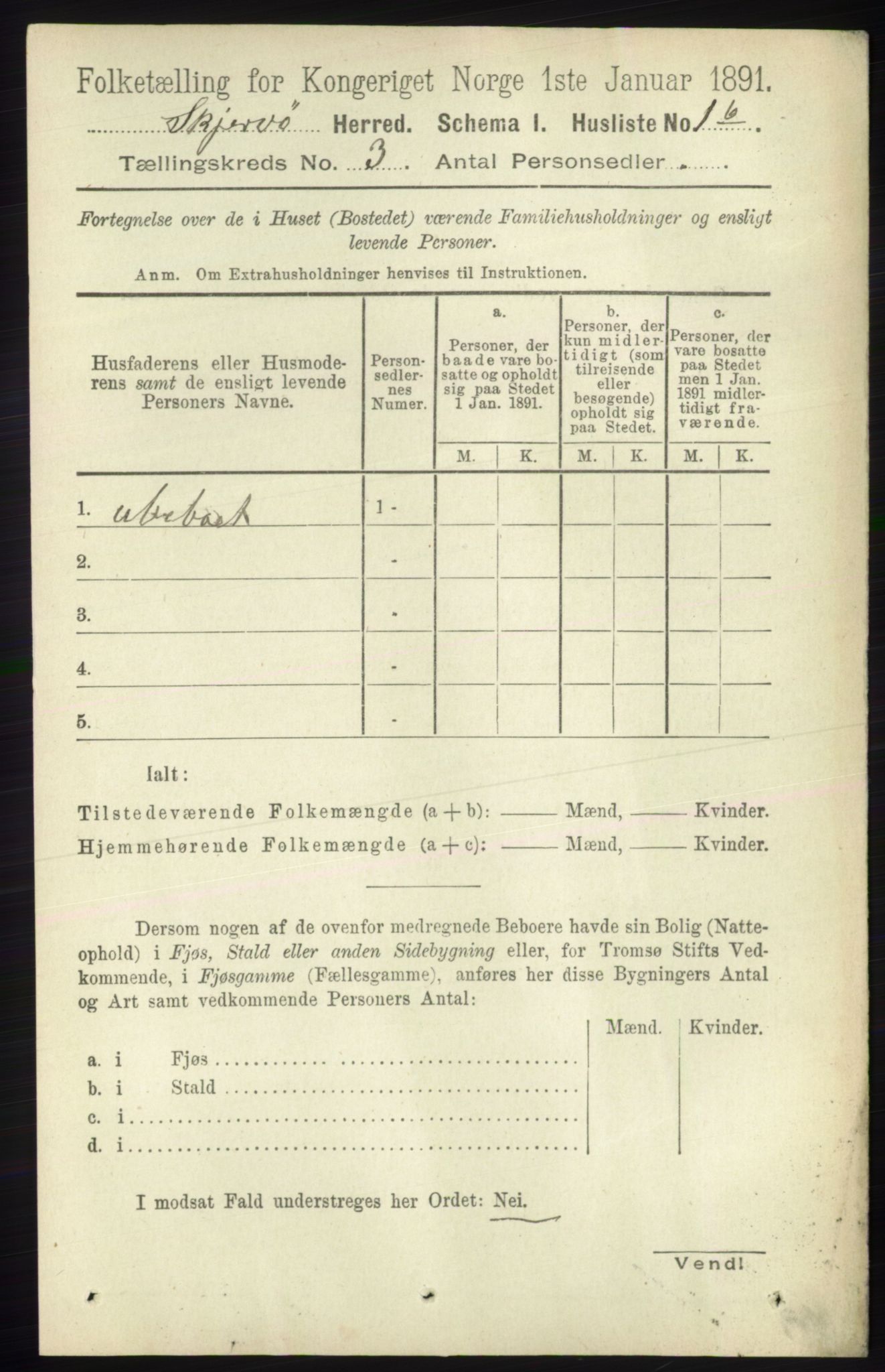 RA, 1891 census for 1941 Skjervøy, 1891, p. 1792