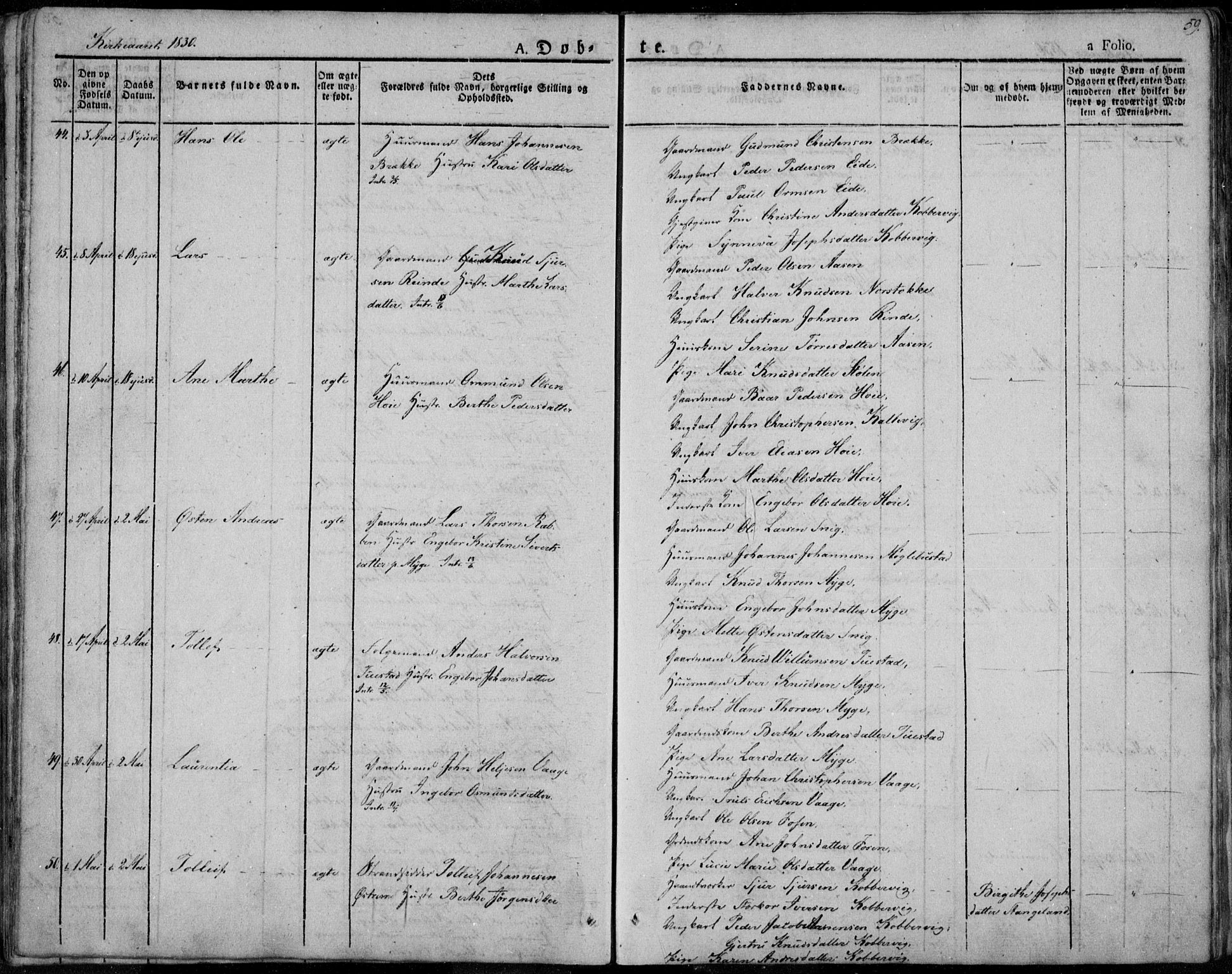 Avaldsnes sokneprestkontor, AV/SAST-A -101851/H/Ha/Haa/L0005: Parish register (official) no. A 5.1, 1825-1841, p. 59