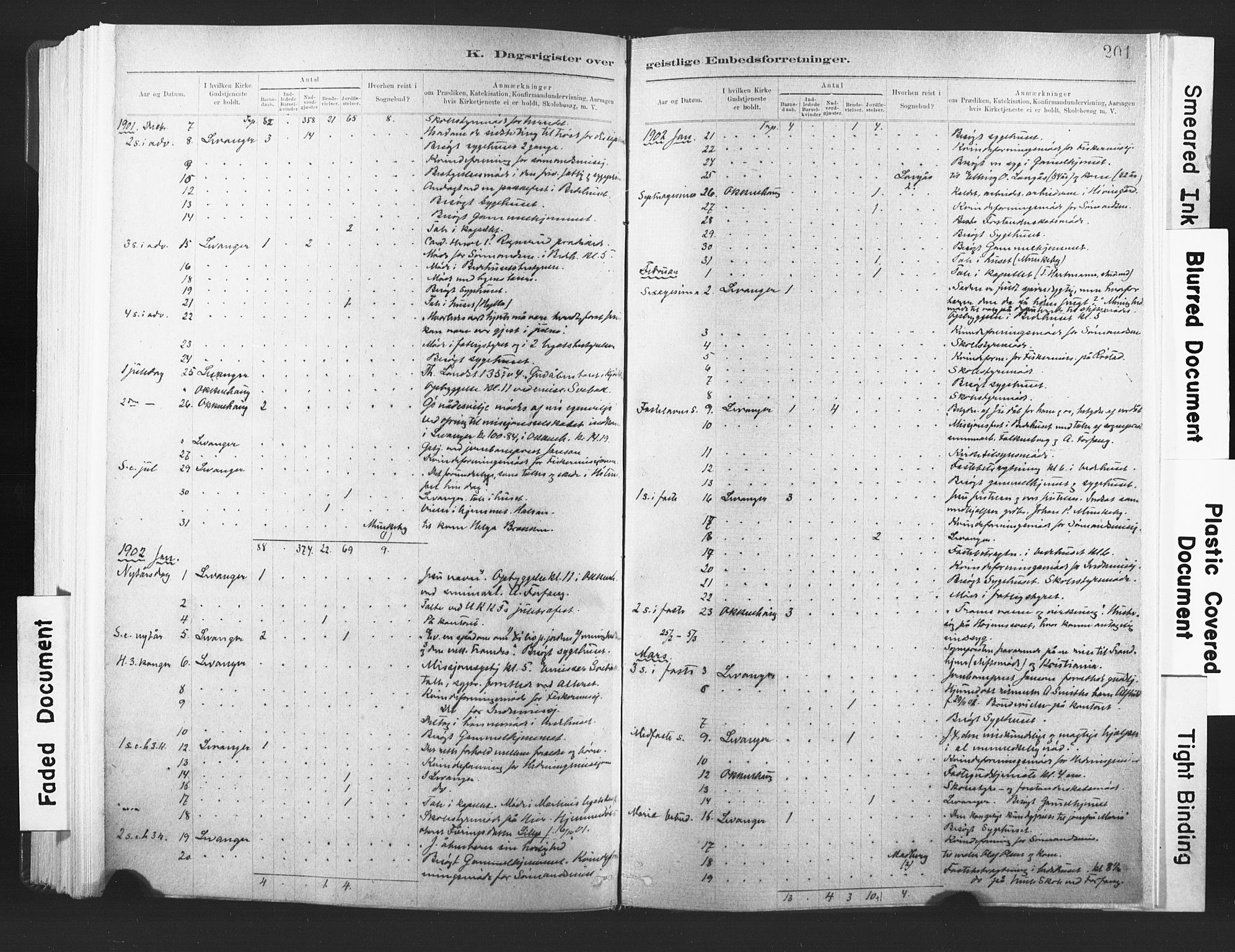 Ministerialprotokoller, klokkerbøker og fødselsregistre - Nord-Trøndelag, SAT/A-1458/720/L0189: Parish register (official) no. 720A05, 1880-1911, p. 201