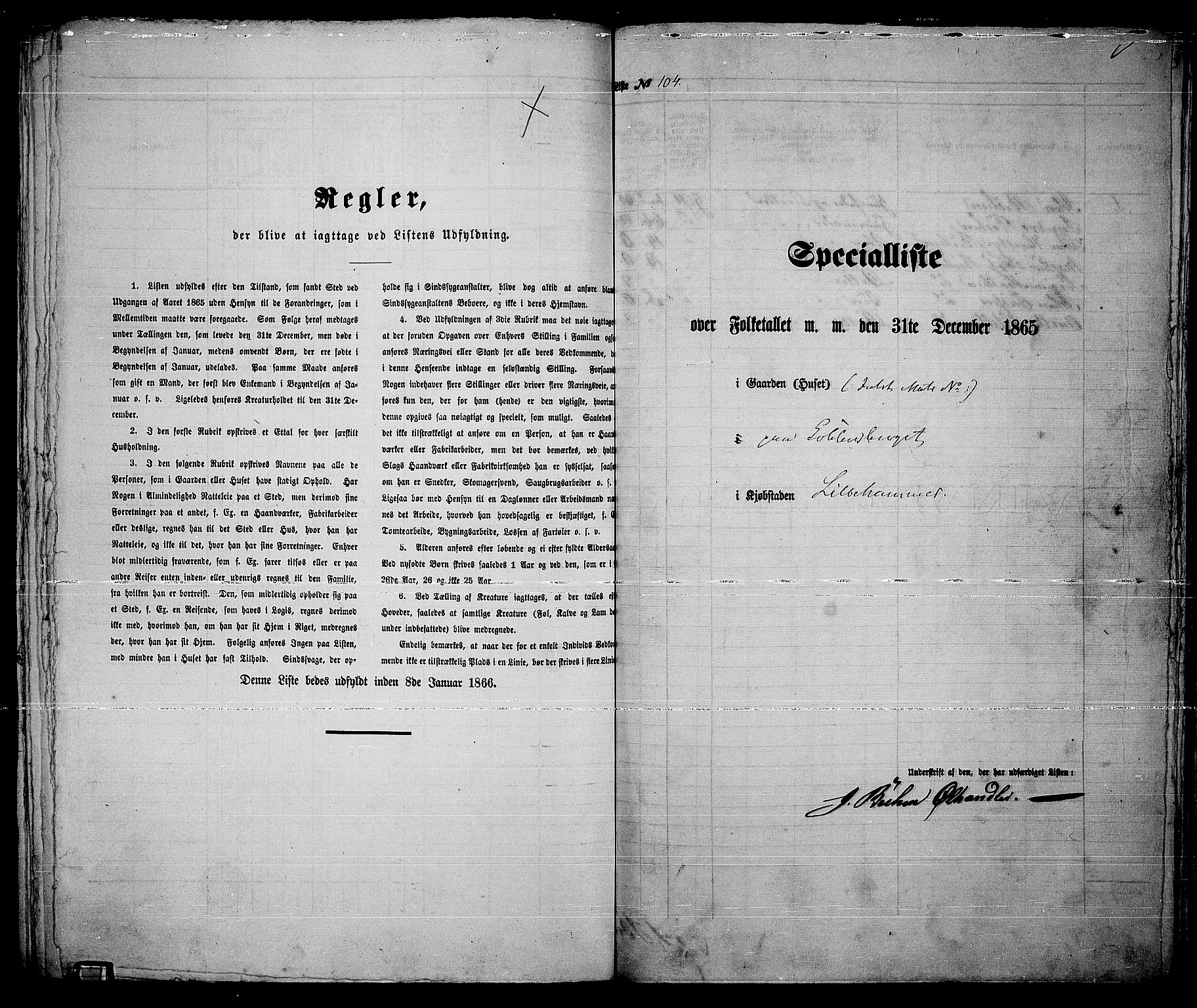 RA, 1865 census for Fåberg/Lillehammer, 1865, p. 214