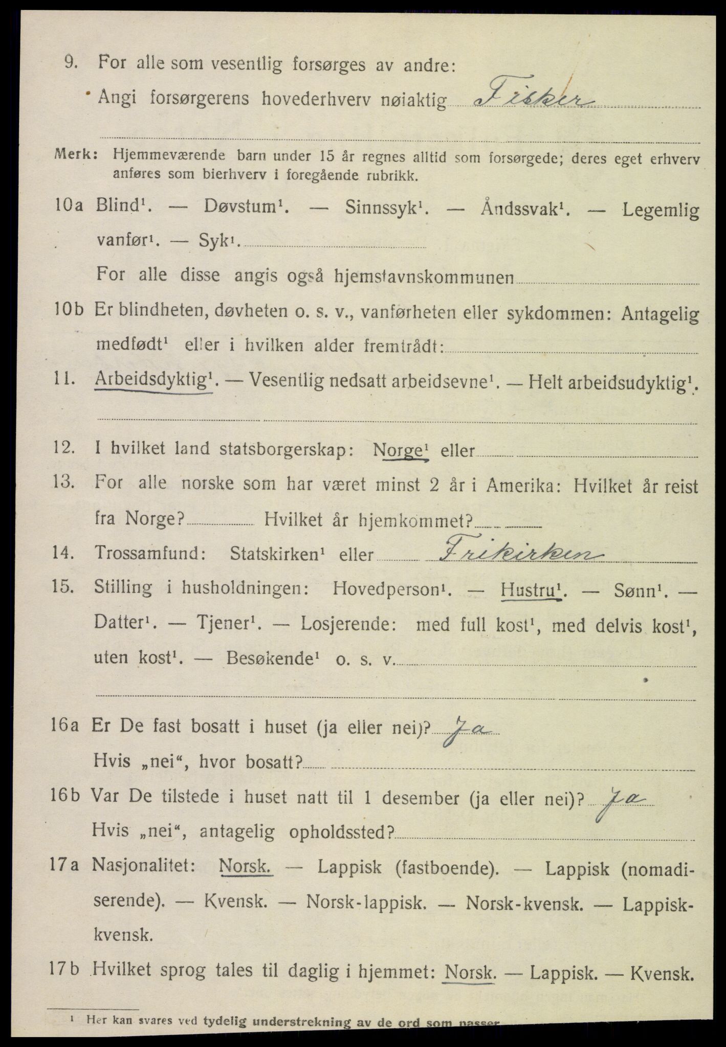 SAT, 1920 census for Rødøy, 1920, p. 6491