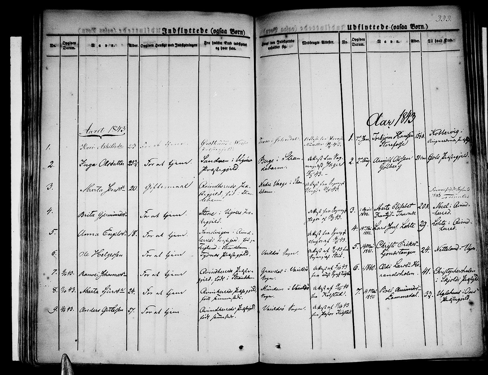 Strandebarm sokneprestembete, AV/SAB-A-78401/H/Haa: Parish register (official) no. A 6, 1826-1843, p. 333