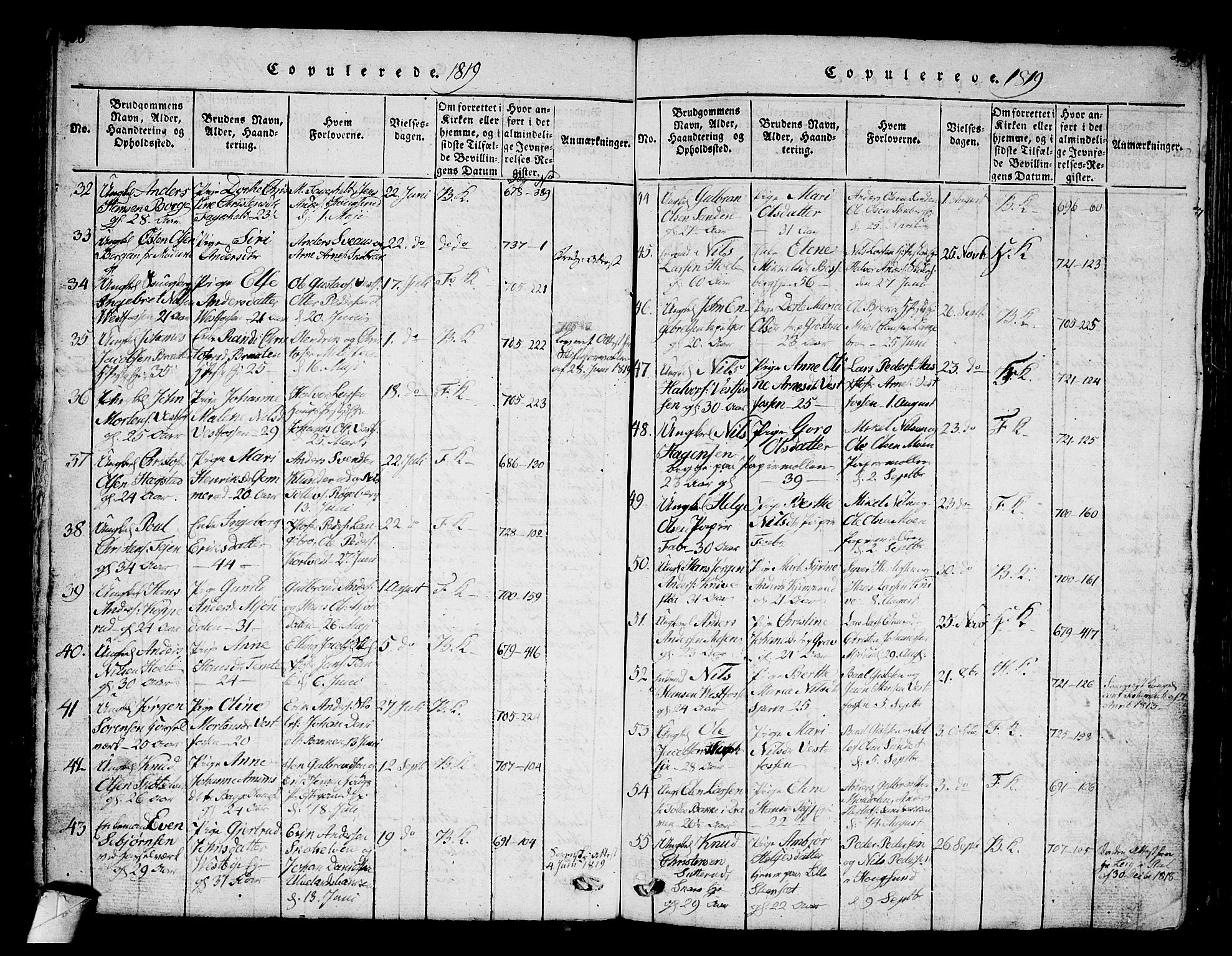 Eiker kirkebøker, AV/SAKO-A-4/G/Ga/L0001: Parish register (copy) no. I 1, 1814-1832, p. 408-409