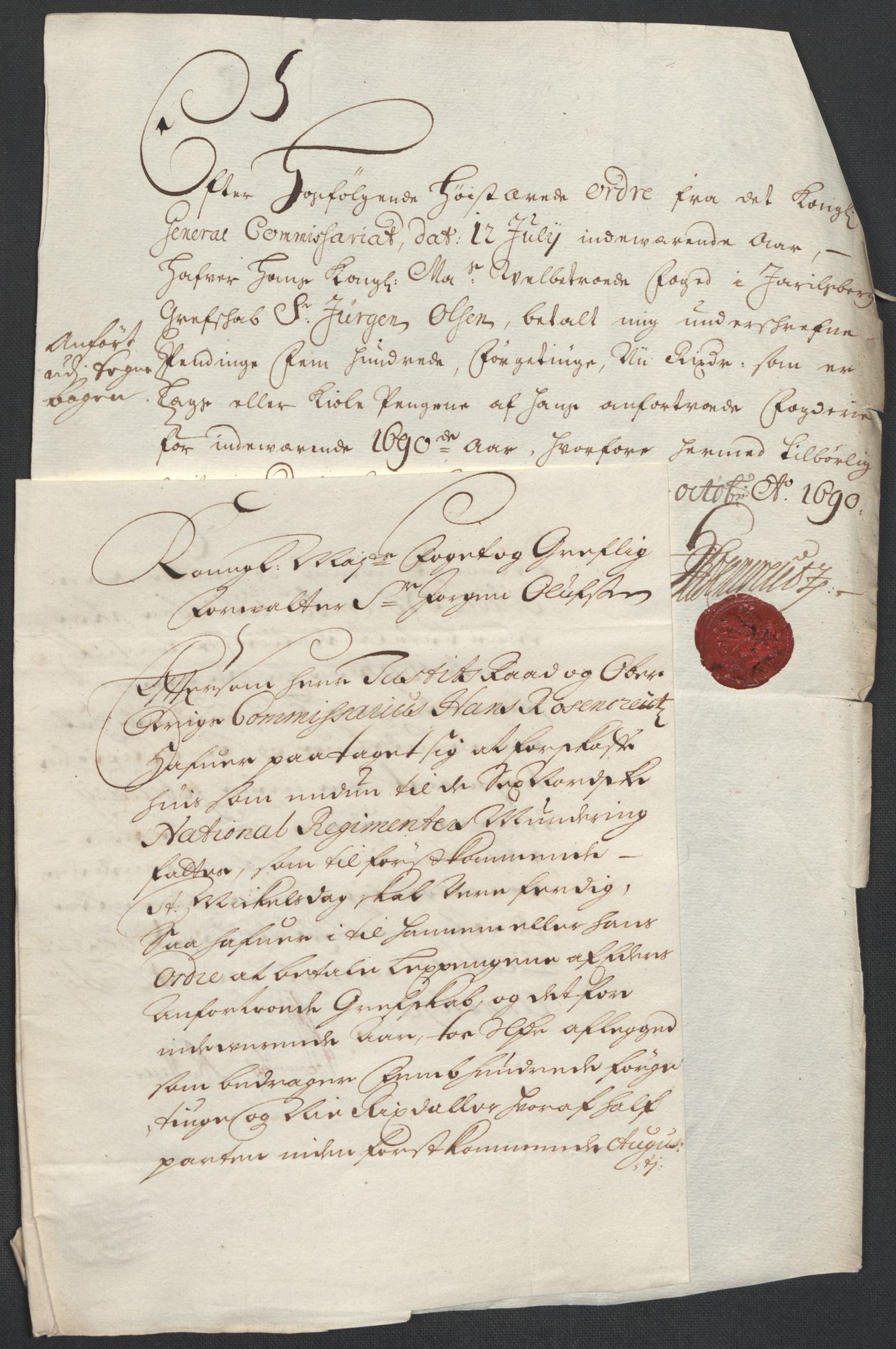 Rentekammeret inntil 1814, Reviderte regnskaper, Fogderegnskap, RA/EA-4092/R32/L1861: Fogderegnskap Jarlsberg grevskap, 1686-1690, p. 383