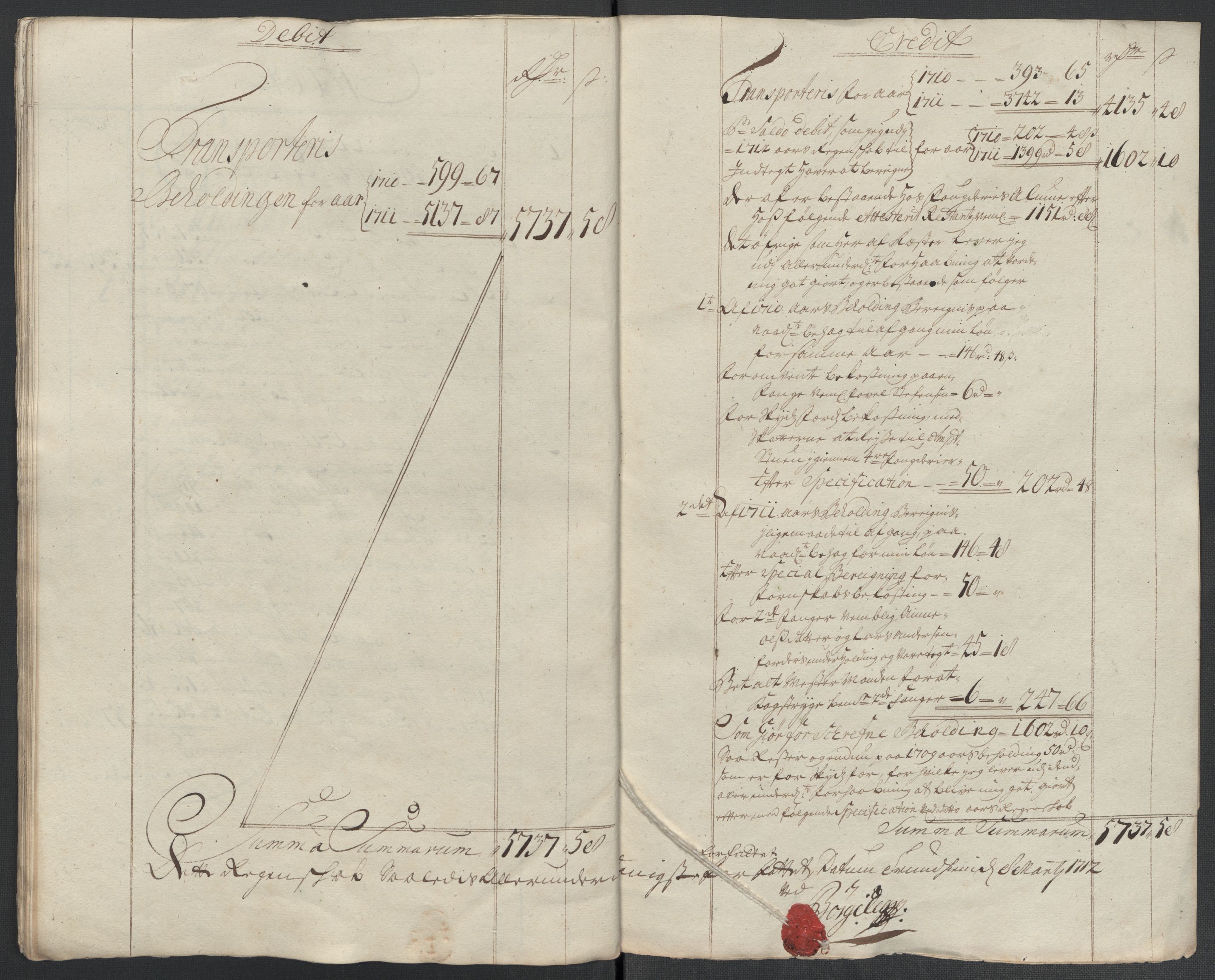 Rentekammeret inntil 1814, Reviderte regnskaper, Fogderegnskap, RA/EA-4092/R55/L3660: Fogderegnskap Romsdal, 1711, p. 22