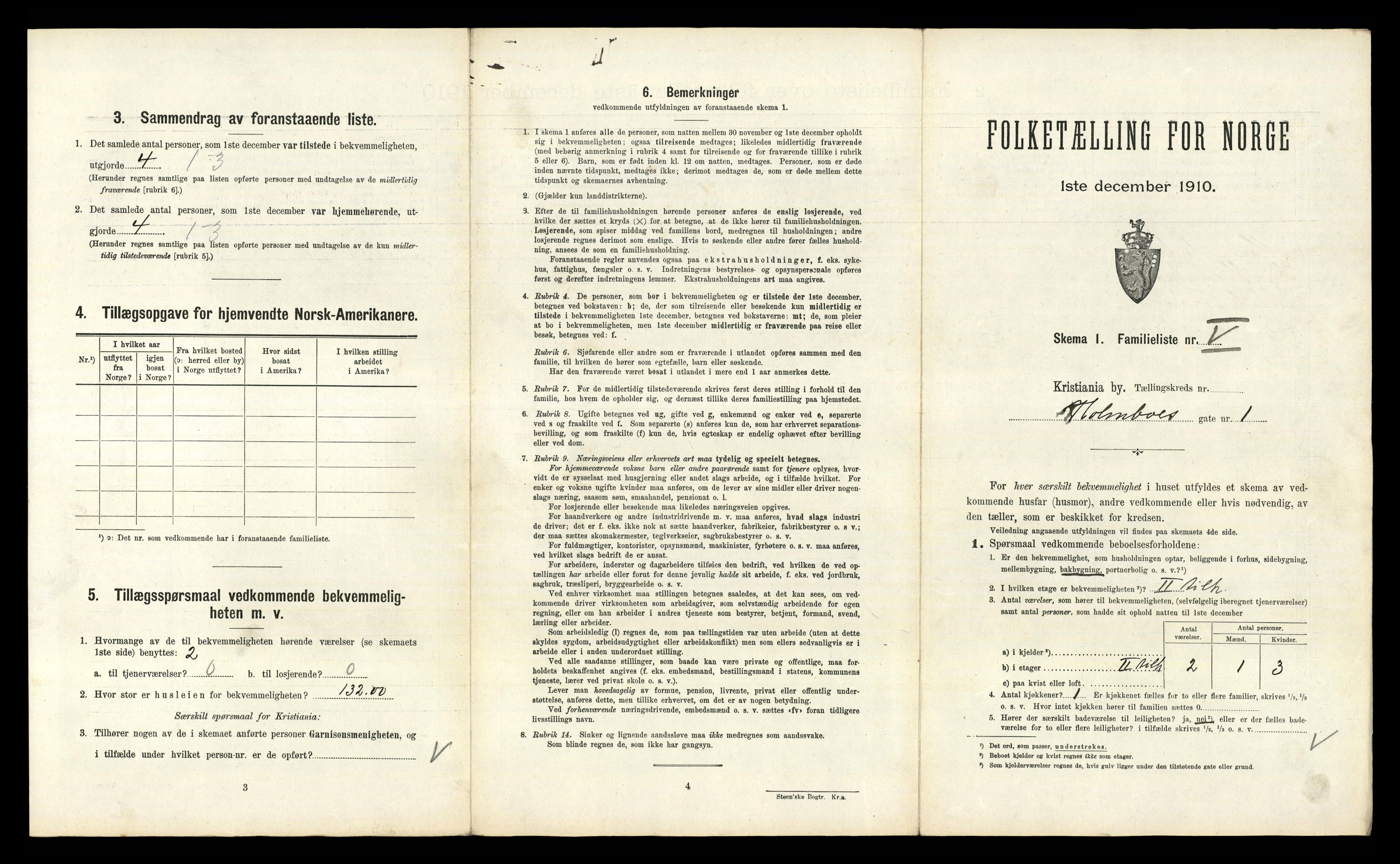 RA, 1910 census for Kristiania, 1910, p. 39933