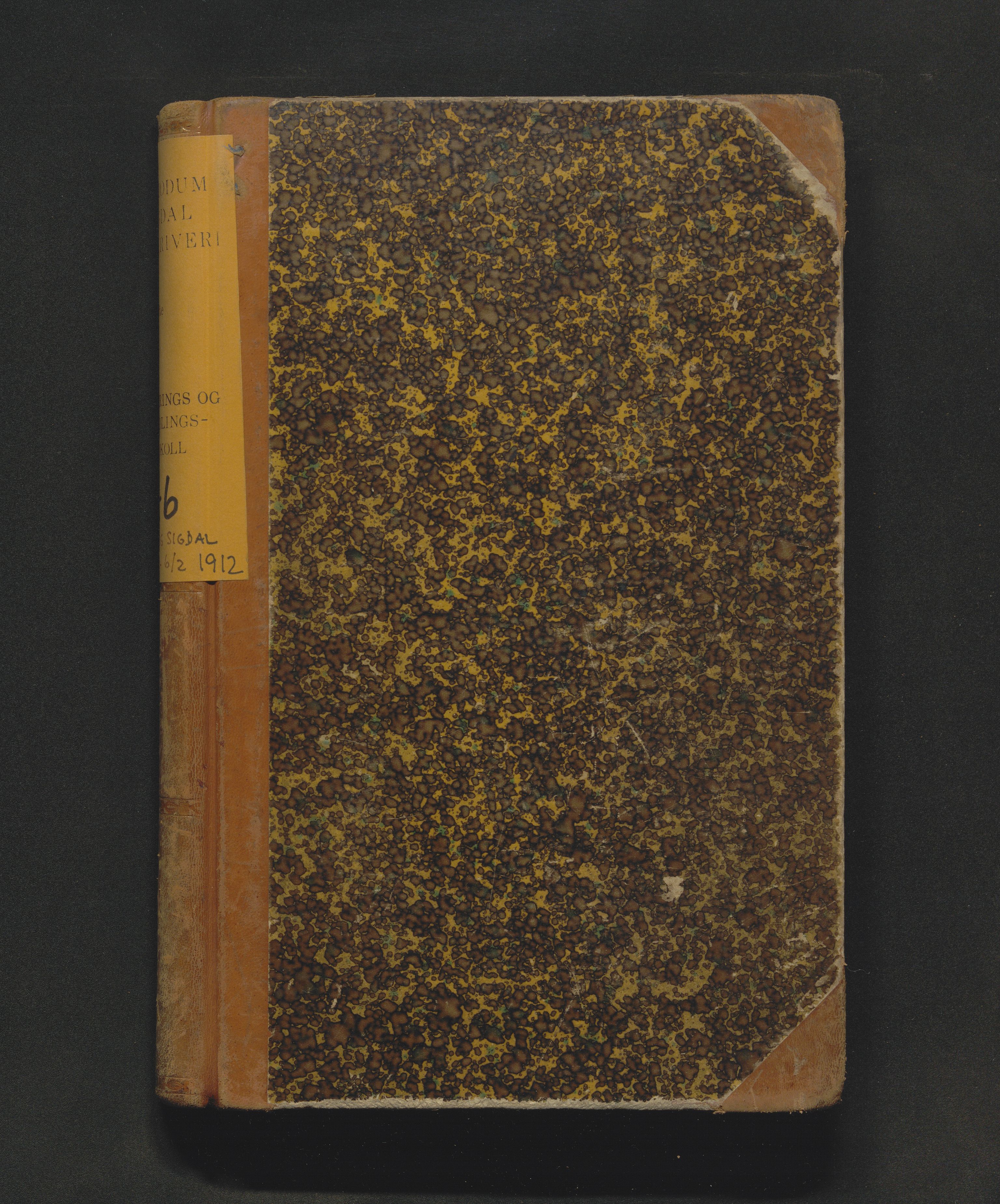 Eiker, Modum og Sigdal sorenskriveri, AV/SAKO-A-123/H/Hb/Hbb/Hbbd/L0006: Registrerings- og forhandlingsprotokoll, 1908-1912