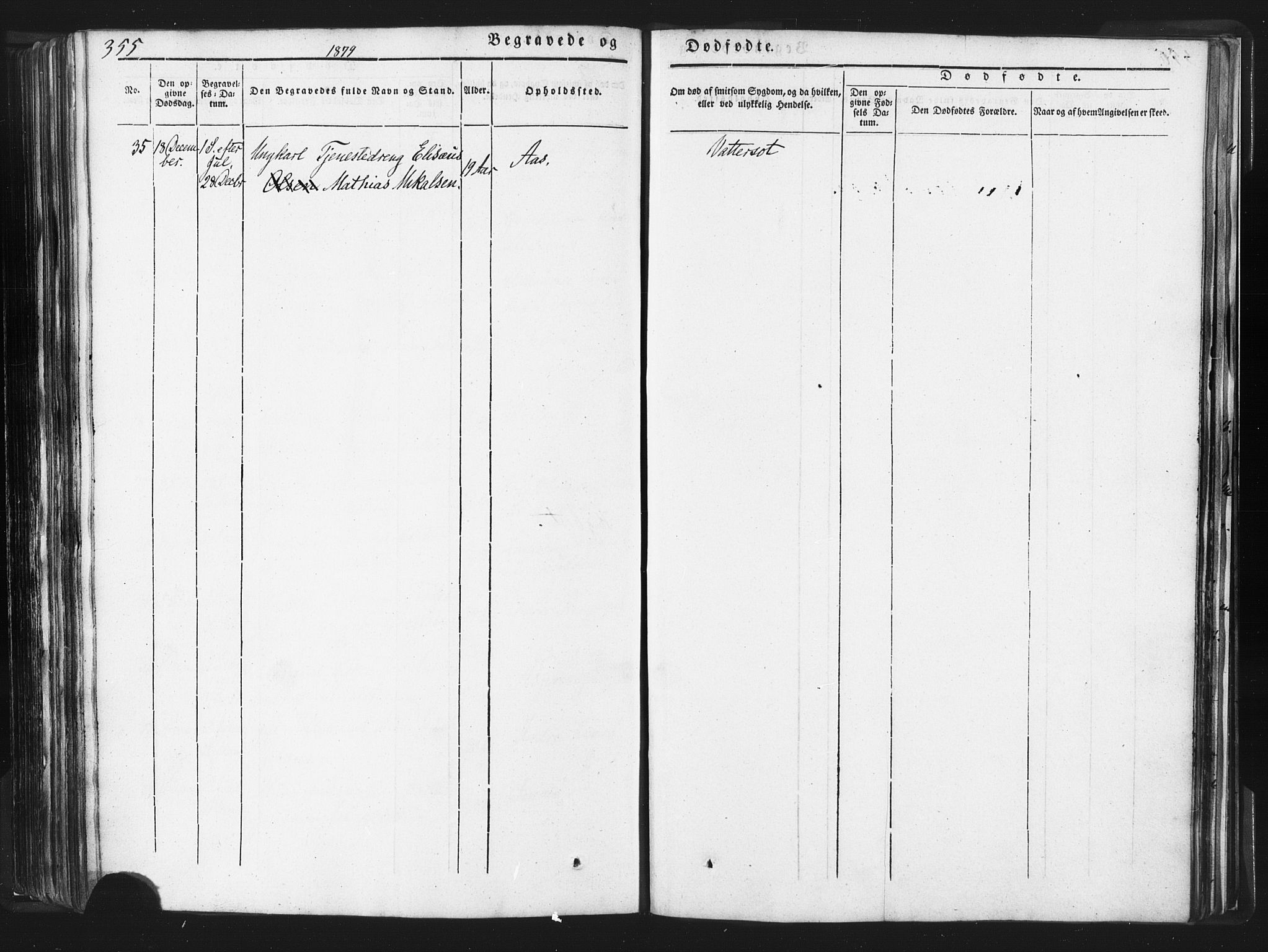 Ministerialprotokoller, klokkerbøker og fødselsregistre - Nordland, SAT/A-1459/839/L0567: Parish register (official) no. 839A04, 1863-1879, p. 355