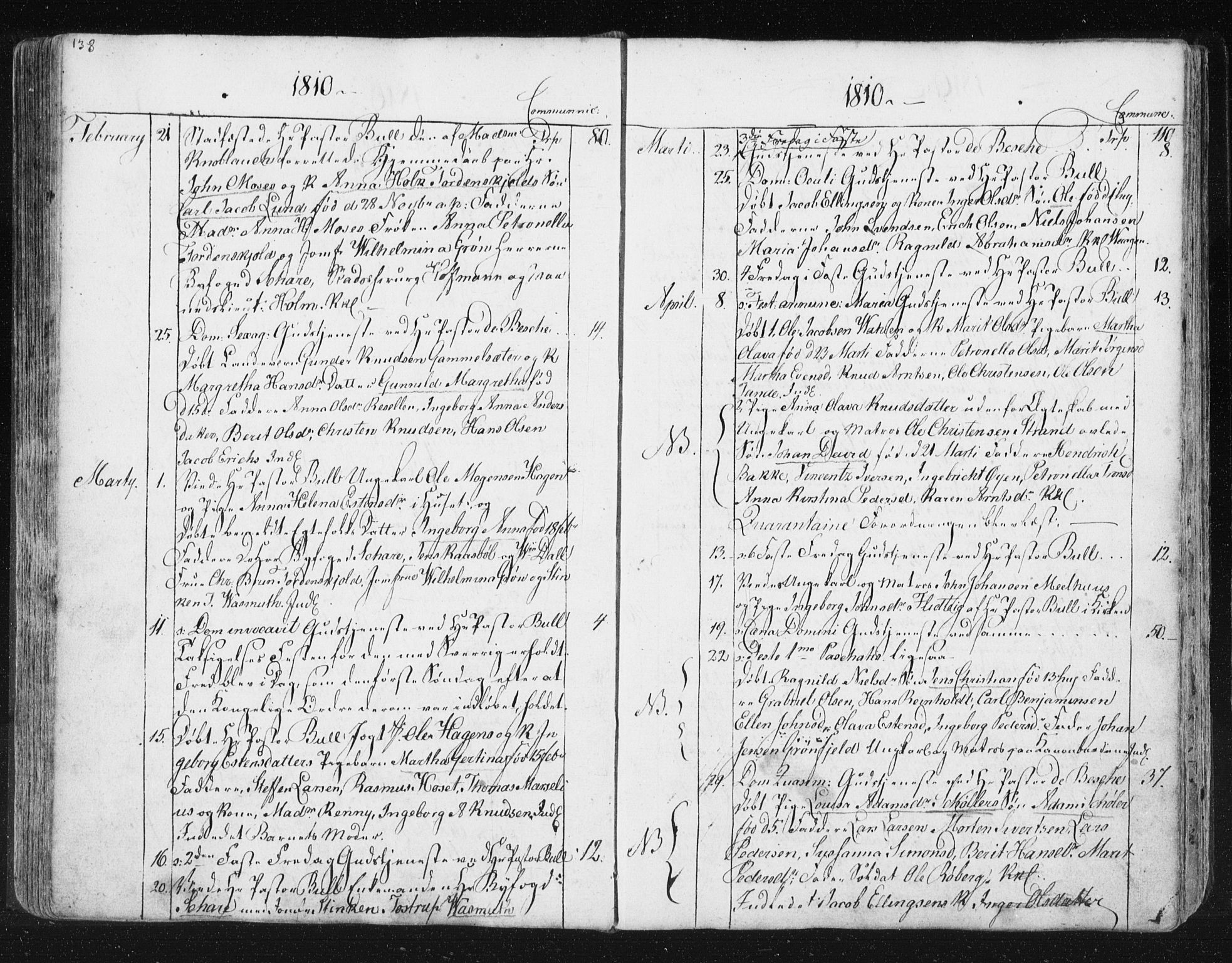 Ministerialprotokoller, klokkerbøker og fødselsregistre - Møre og Romsdal, SAT/A-1454/572/L0841: Parish register (official) no. 572A04, 1784-1819, p. 138