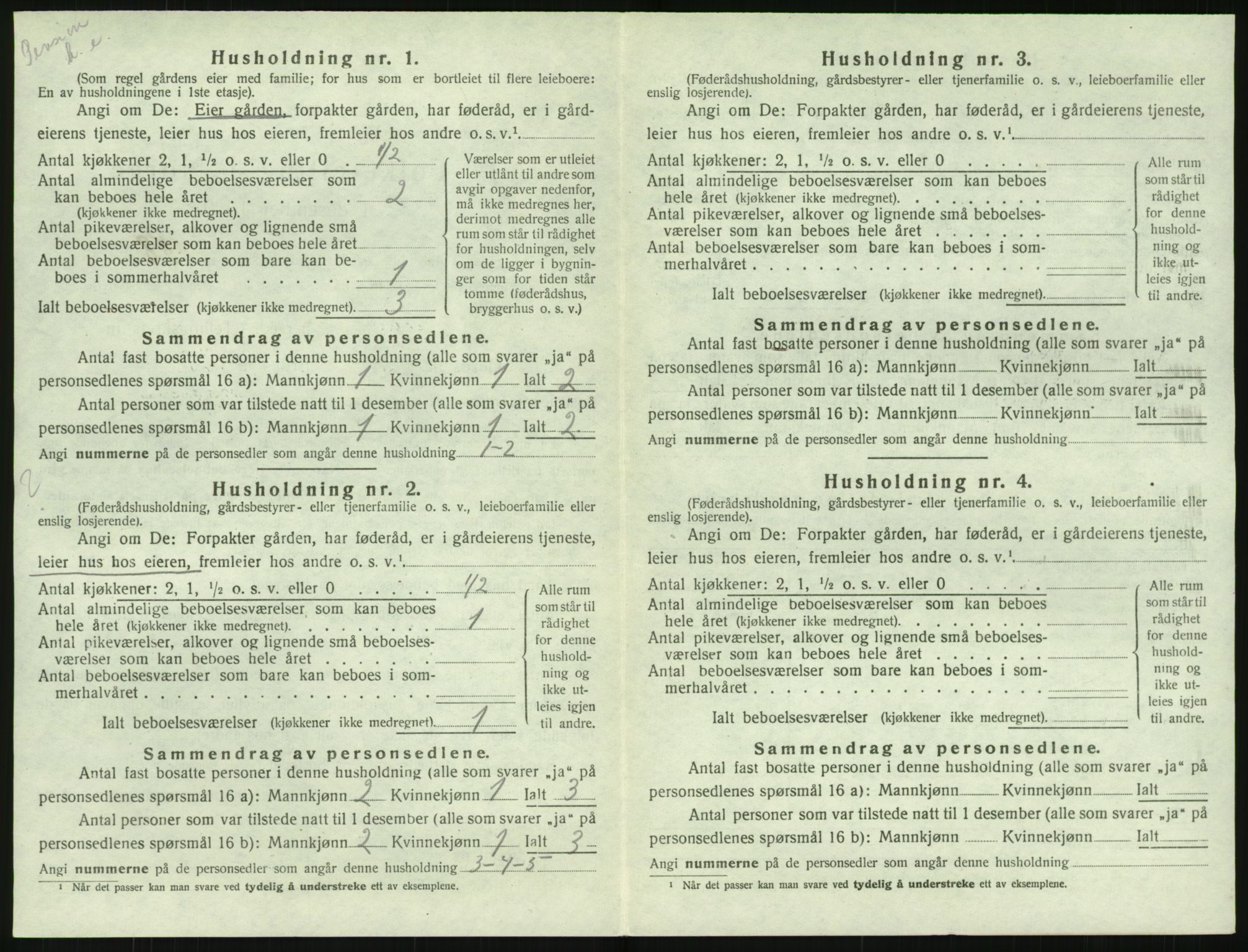 SAK, 1920 census for Hisøy, 1920, p. 347