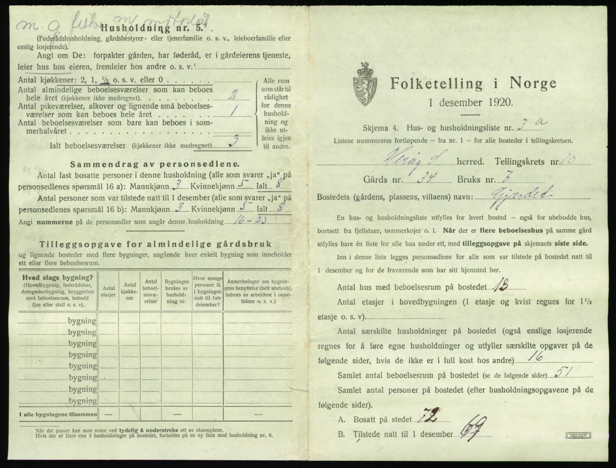 SAT, 1920 census for Herøy (MR), 1920, p. 801