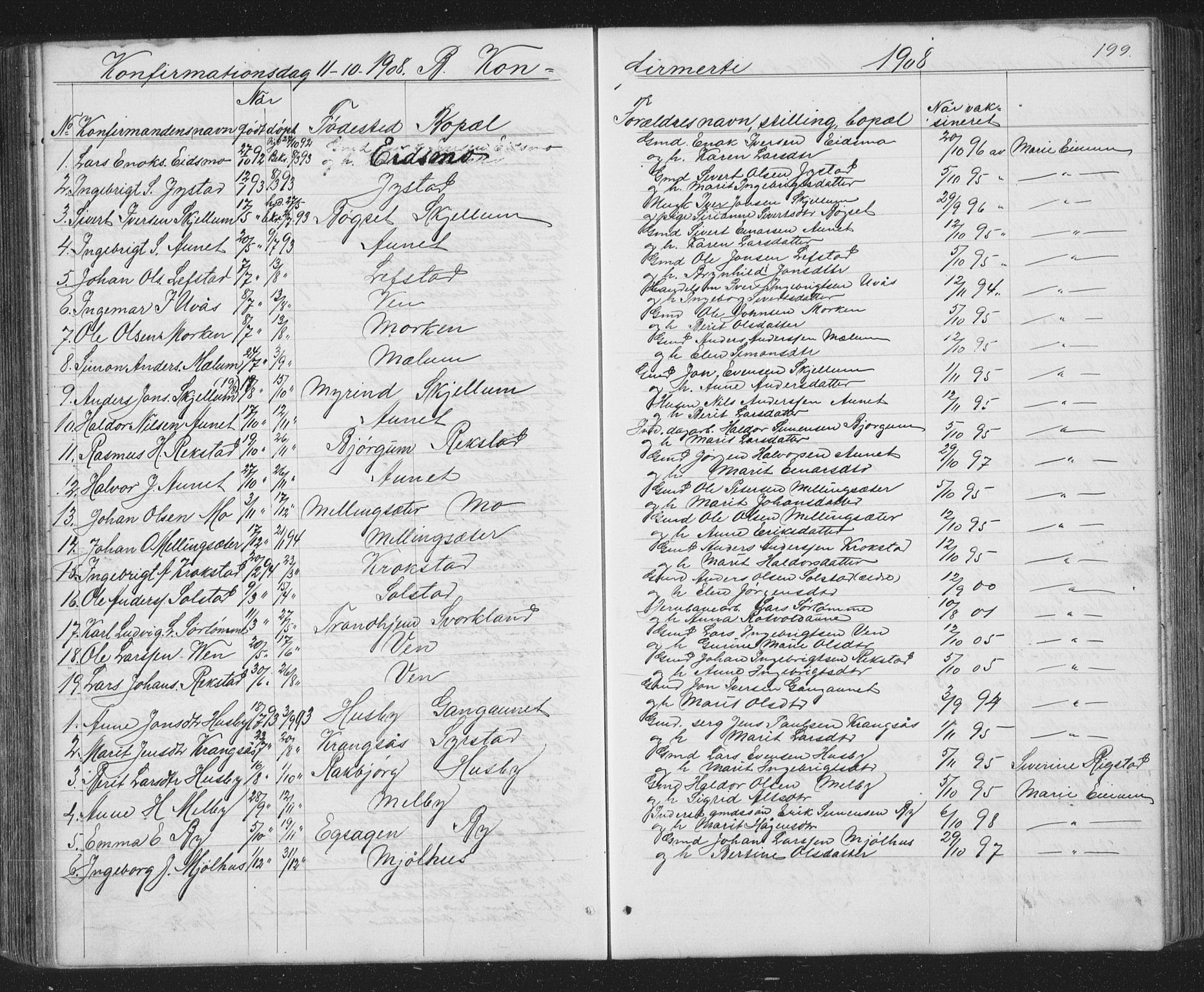 Ministerialprotokoller, klokkerbøker og fødselsregistre - Sør-Trøndelag, SAT/A-1456/667/L0798: Parish register (copy) no. 667C03, 1867-1929, p. 199