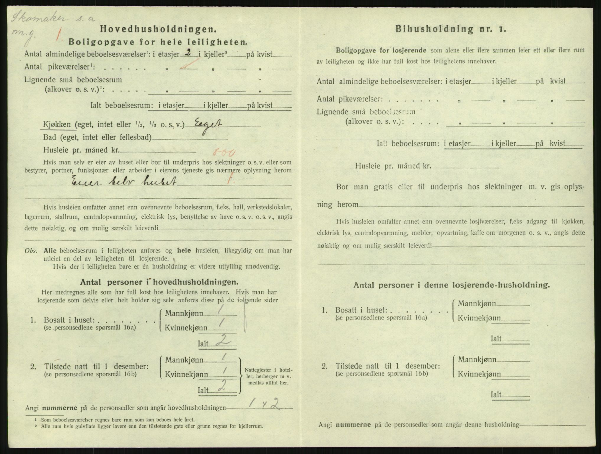 SAKO, 1920 census for Horten, 1920, p. 5058