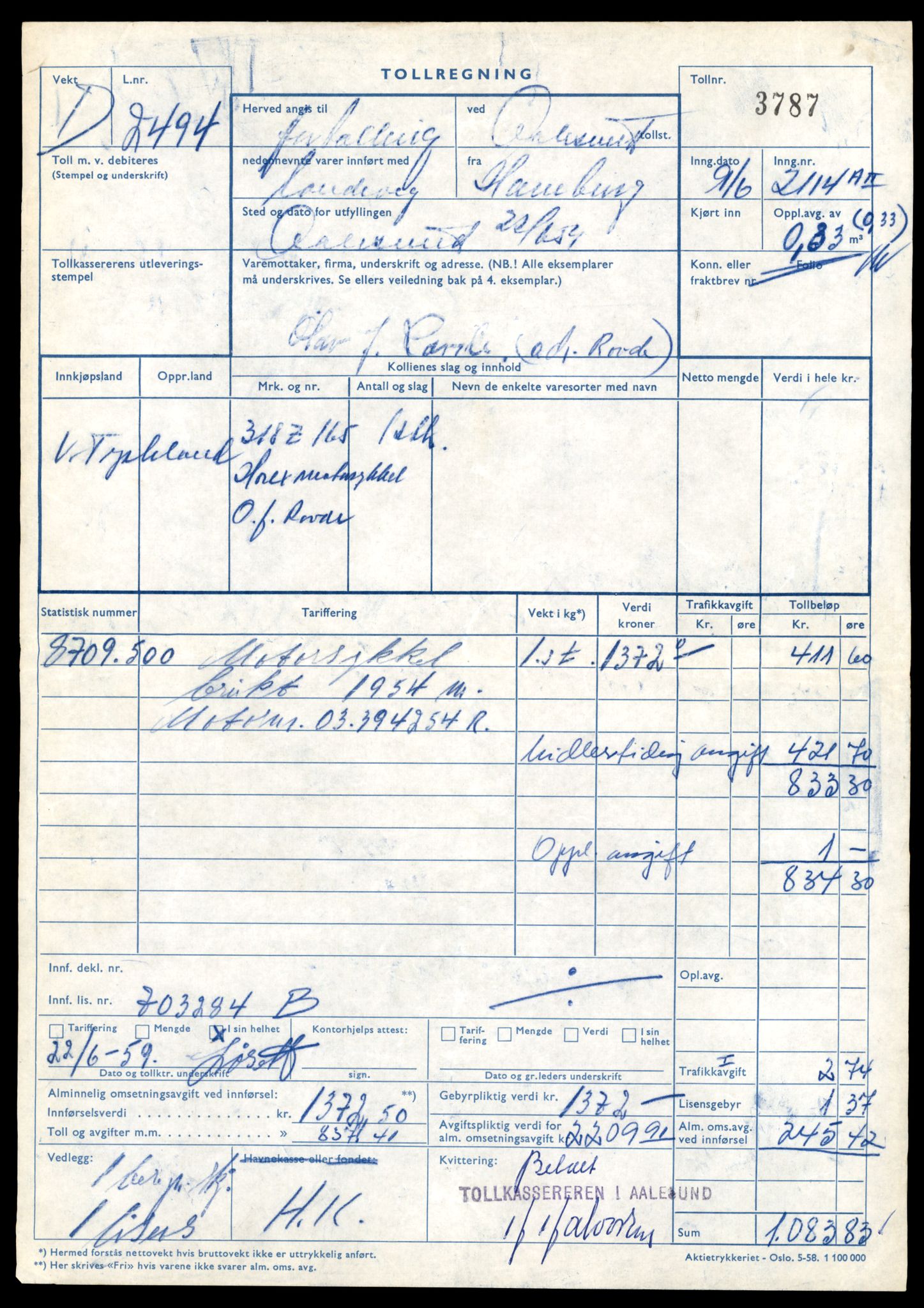 Møre og Romsdal vegkontor - Ålesund trafikkstasjon, AV/SAT-A-4099/F/Fe/L0041: Registreringskort for kjøretøy T 13710 - T 13905, 1927-1998, p. 1393