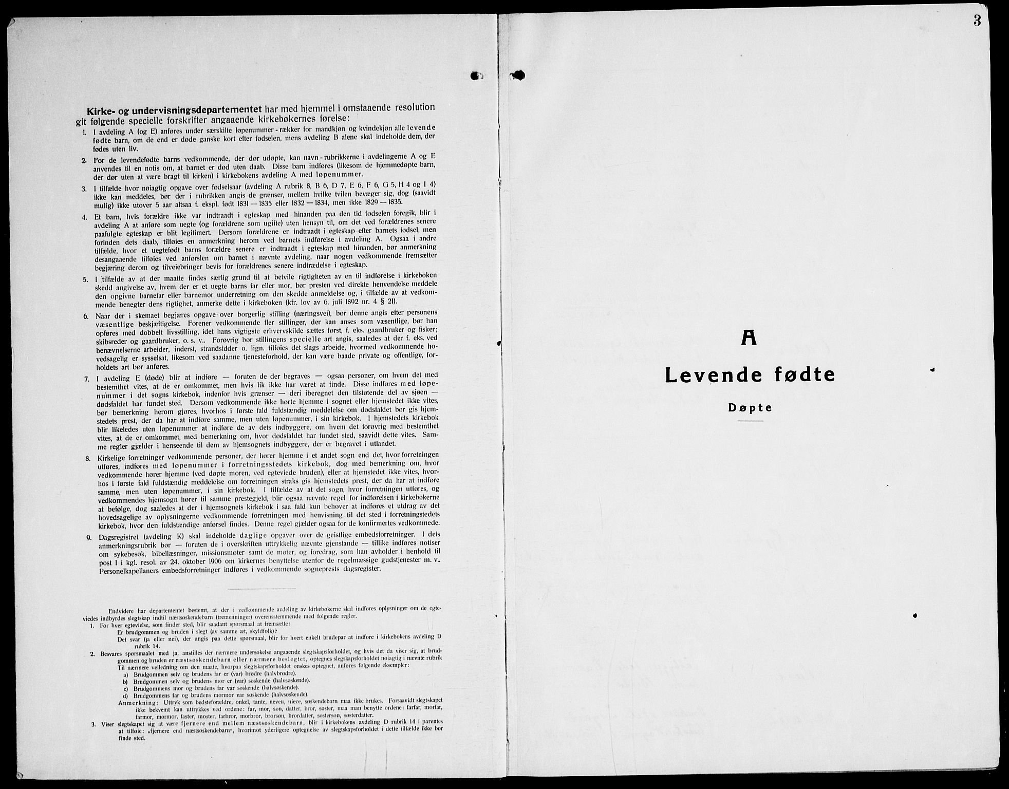 Ministerialprotokoller, klokkerbøker og fødselsregistre - Møre og Romsdal, SAT/A-1454/596/L1060: Parish register (copy) no. 596C03, 1923-1944, p. 3