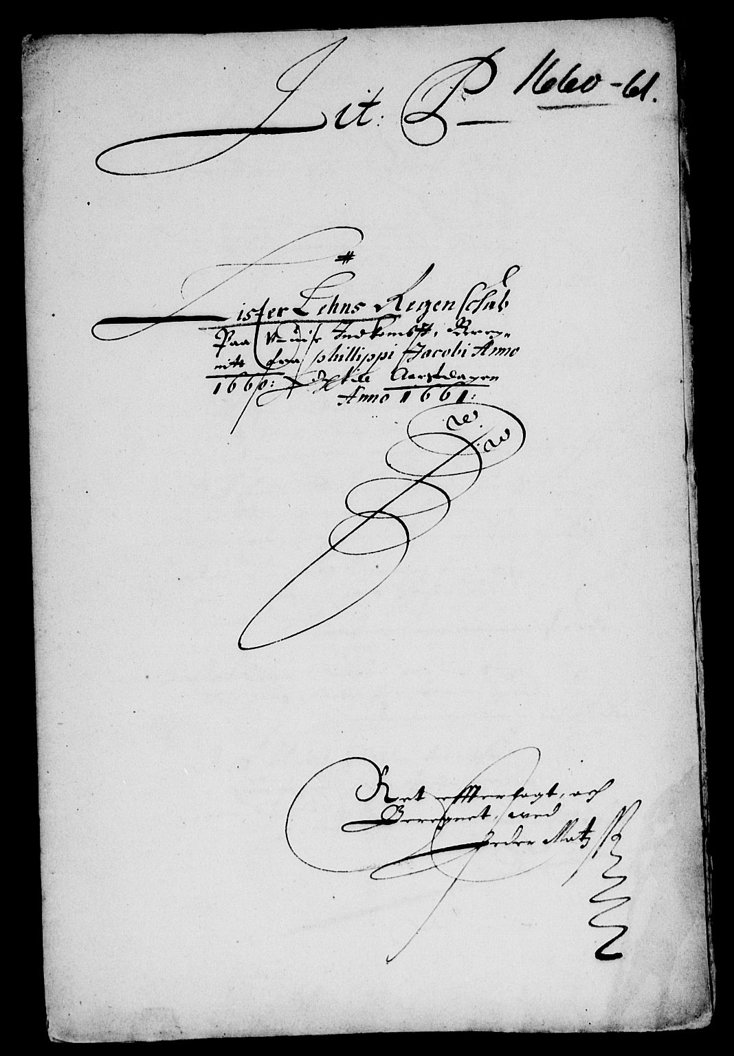 Rentekammeret inntil 1814, Reviderte regnskaper, Lensregnskaper, RA/EA-5023/R/Rb/Rbr/L0023: Lista len, 1660-1661