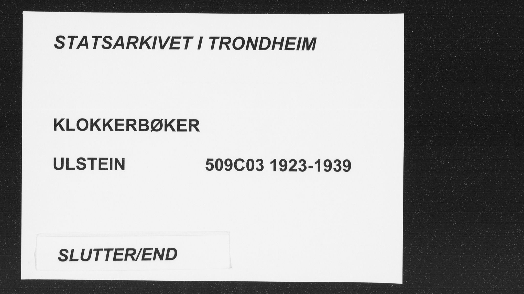 Ministerialprotokoller, klokkerbøker og fødselsregistre - Møre og Romsdal, AV/SAT-A-1454/509/L0113: Parish register (copy) no. 509C03, 1923-1939